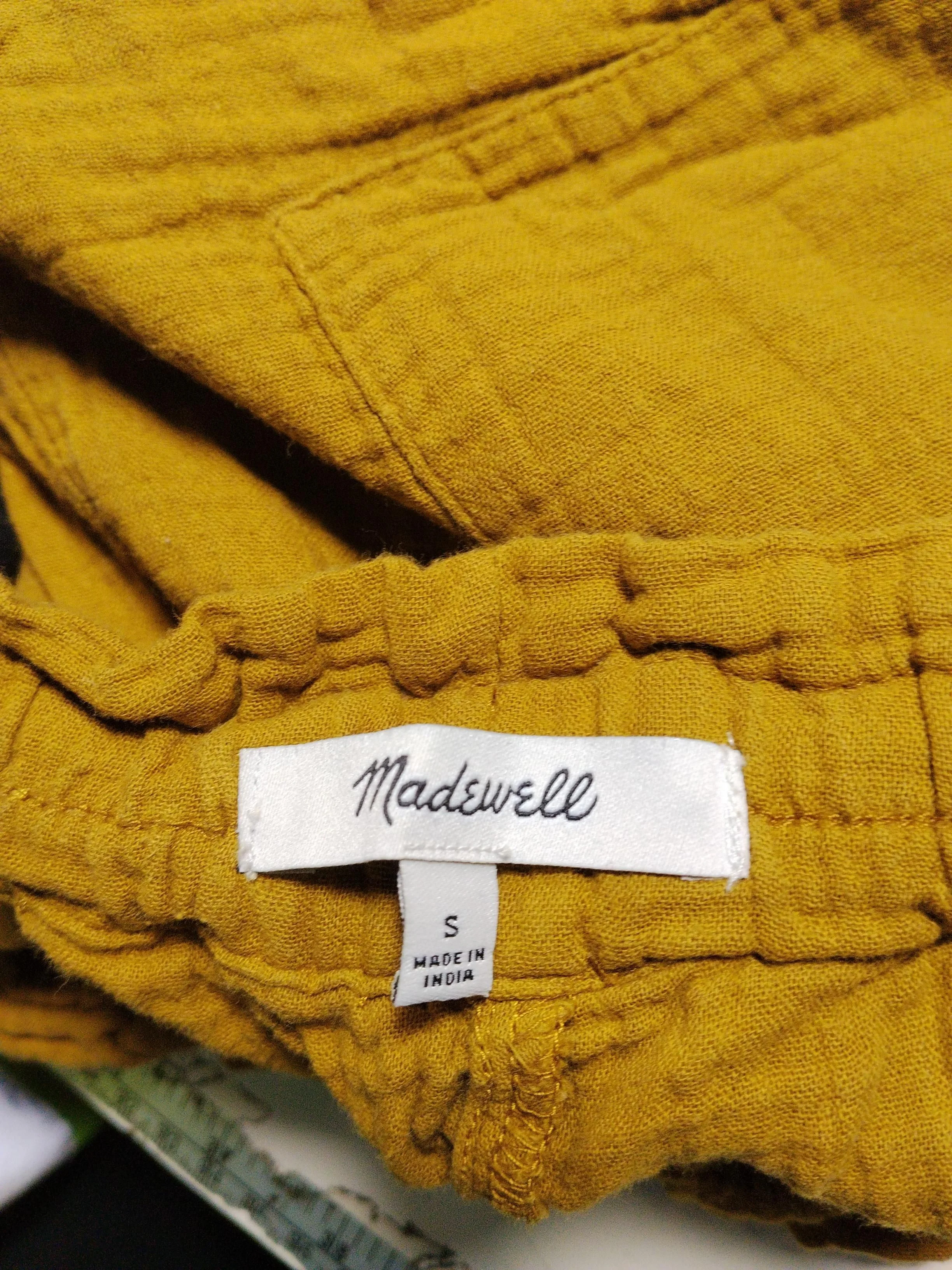 Madewell Women's Trousers S Tan 100% Cotton Tapered Sweatpants - Image 7