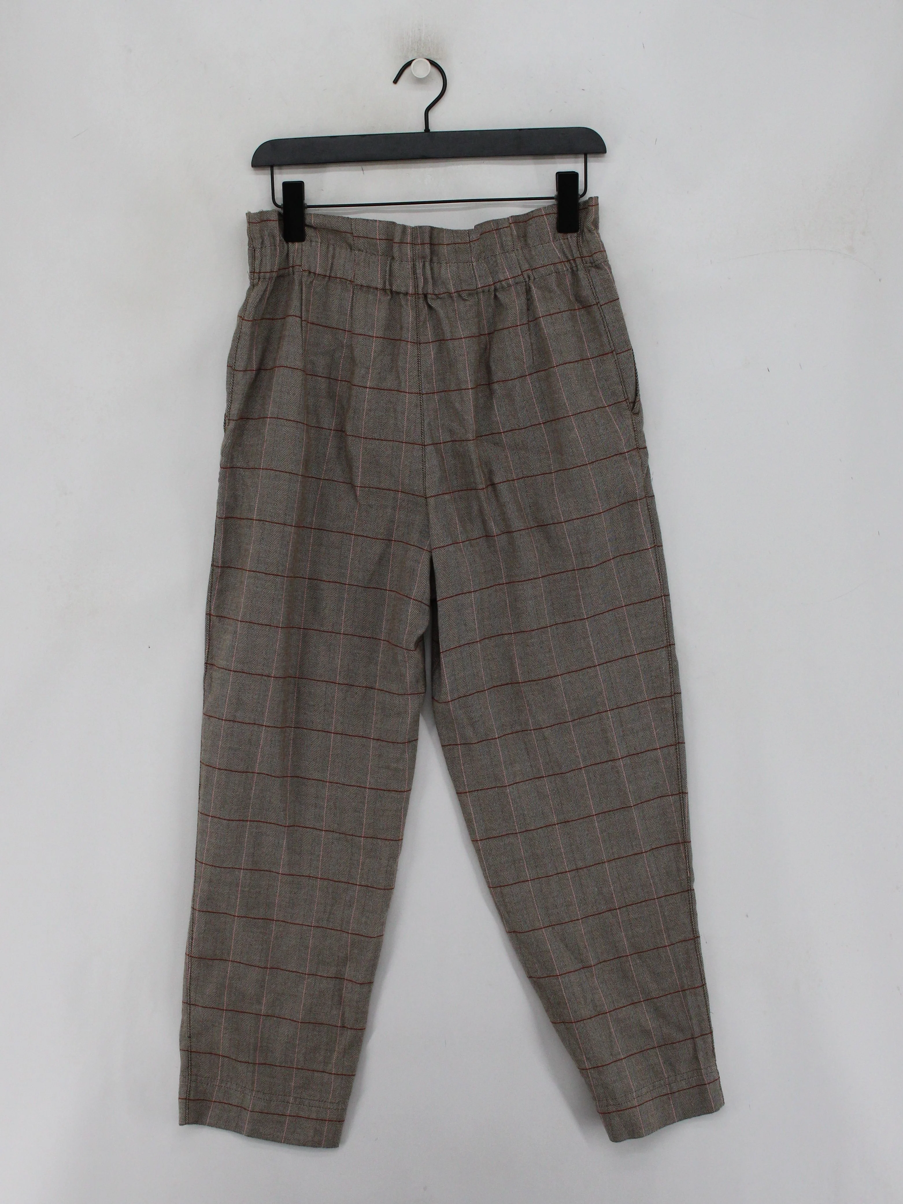 Madewell Women's Trousers UK 10 Grey Polyester with Viscose, Elastane Cropped - Image 2