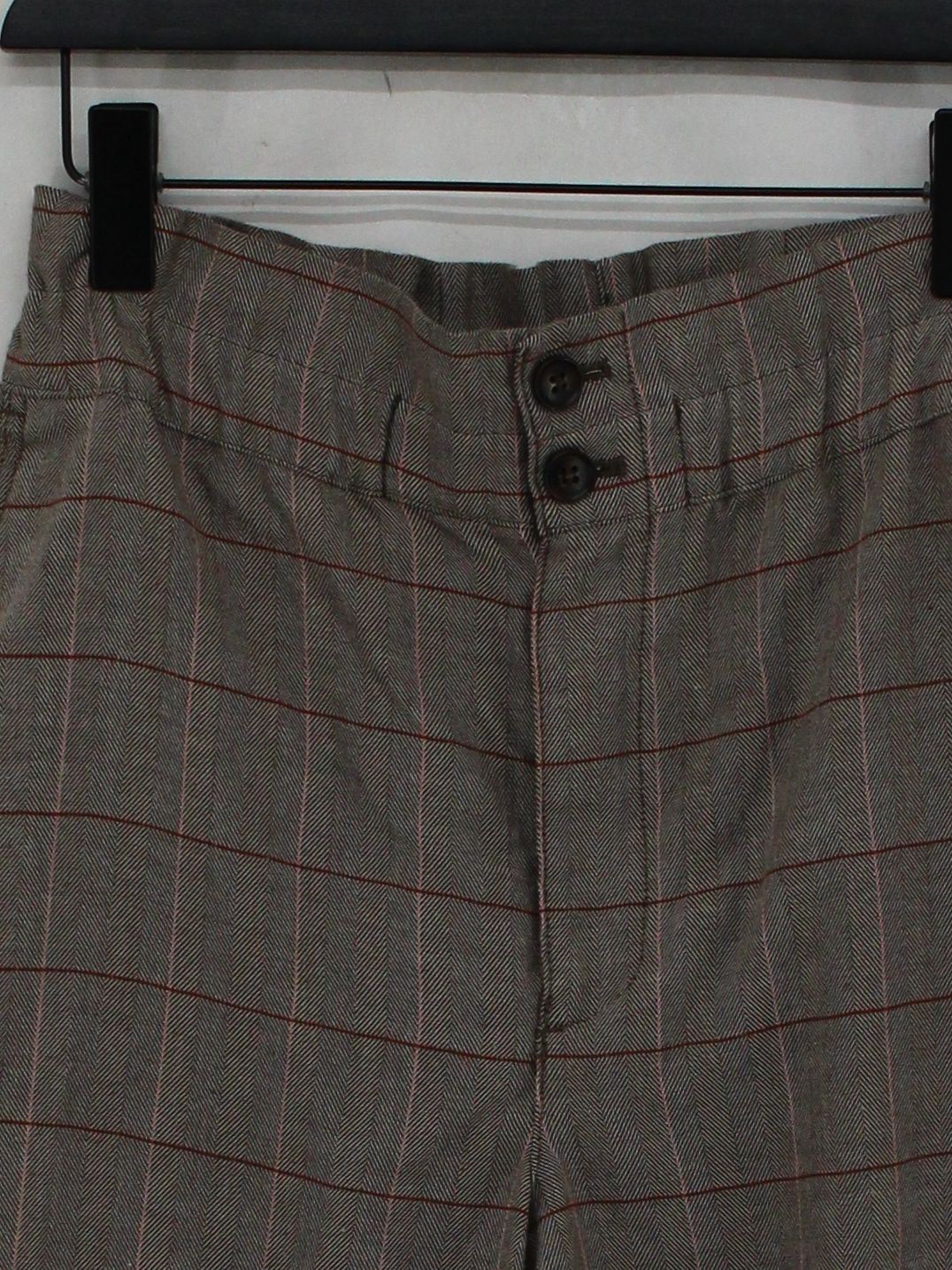 Madewell Women's Trousers UK 10 Grey Polyester with Viscose, Elastane Cropped - Image 3
