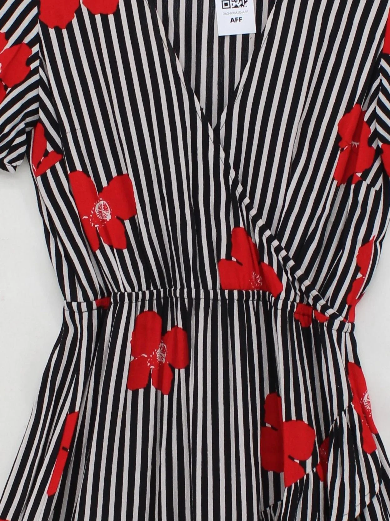 Madewell Wrap Mini Dress UK4 in Multi - Image 3