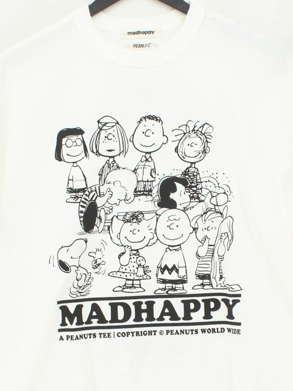 Madhappy Men's T-Shirt M White Graphic 100% Cotton Basic - Image 3