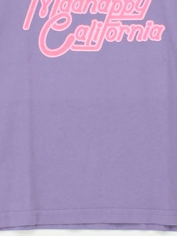 Madhappy Men's T-Shirt S Purple Graphic 100% Cotton Basic - Image 4