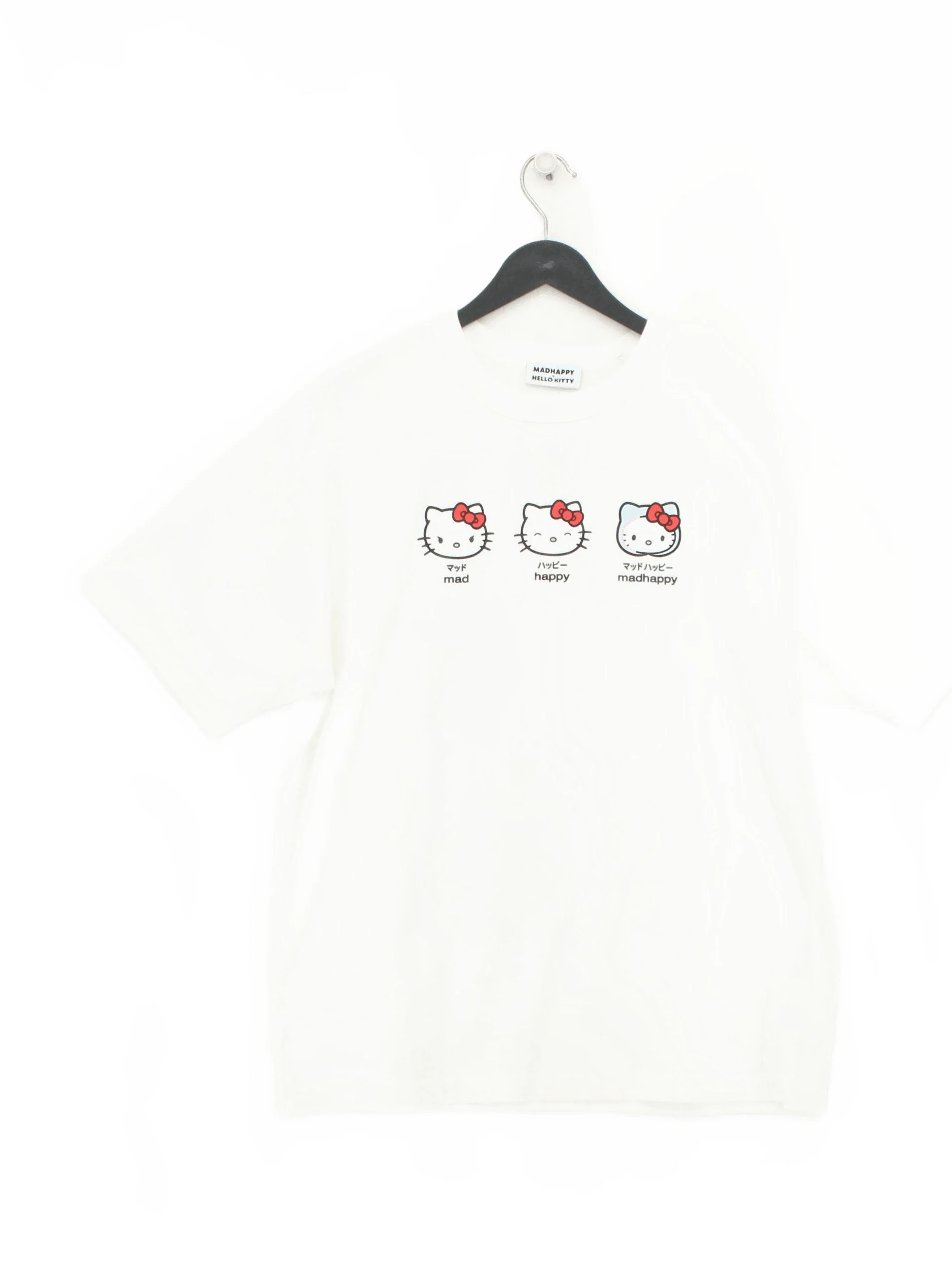Madhappy Men's T-Shirt S White Graphic 100% Cotton Basic