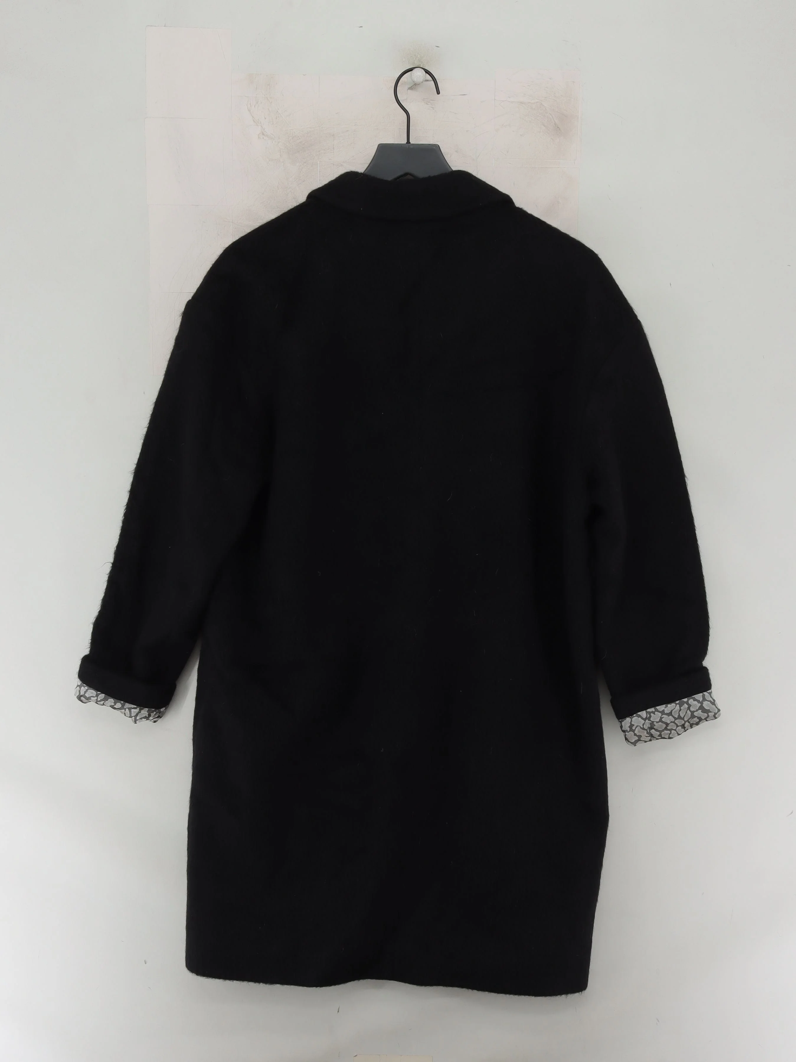 Mads Norgaard Women's Coat UK 10 Black Wool - Image 2