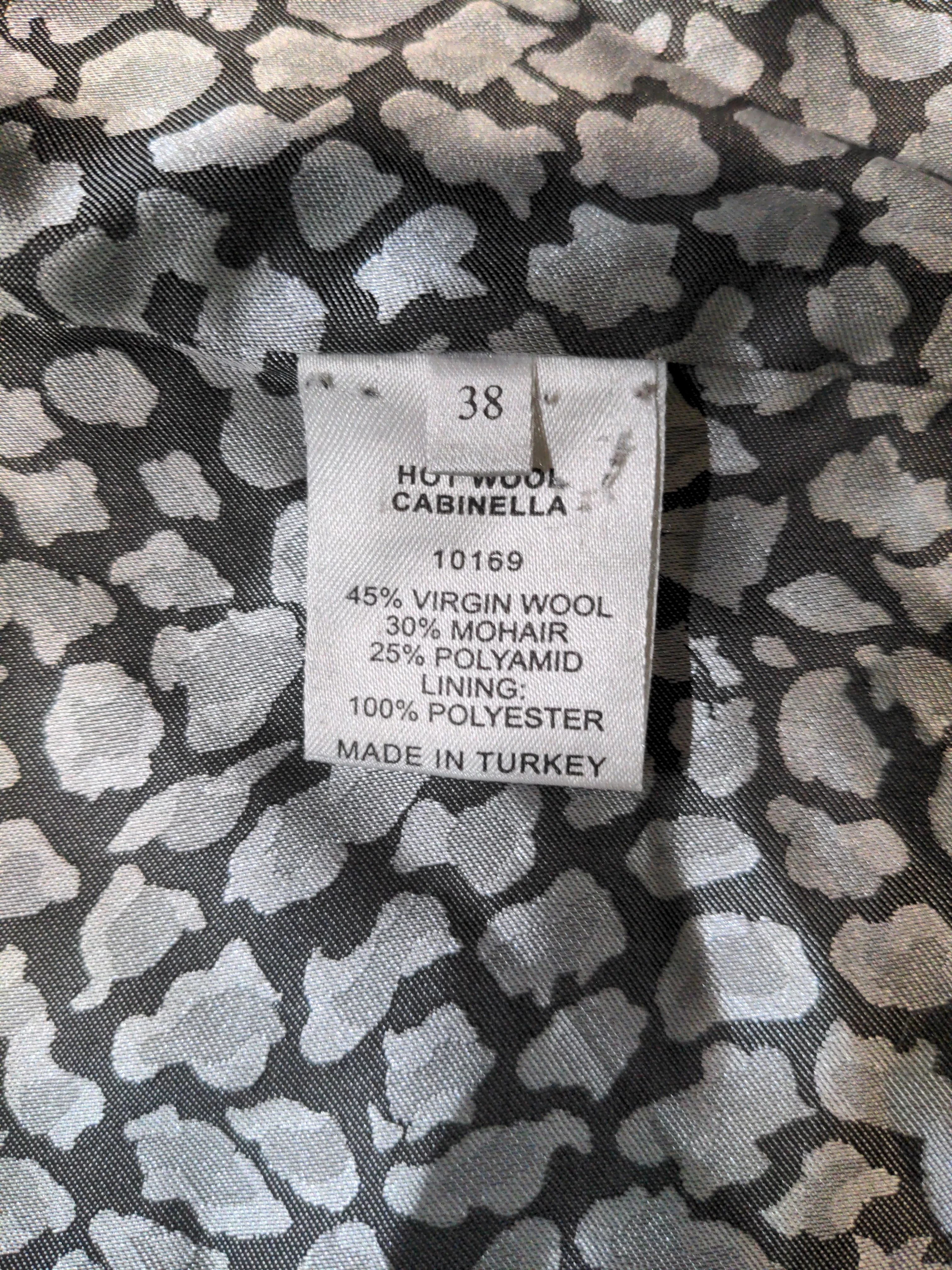 Mads Norgaard Women's Coat UK 10 Black Wool - Image 6