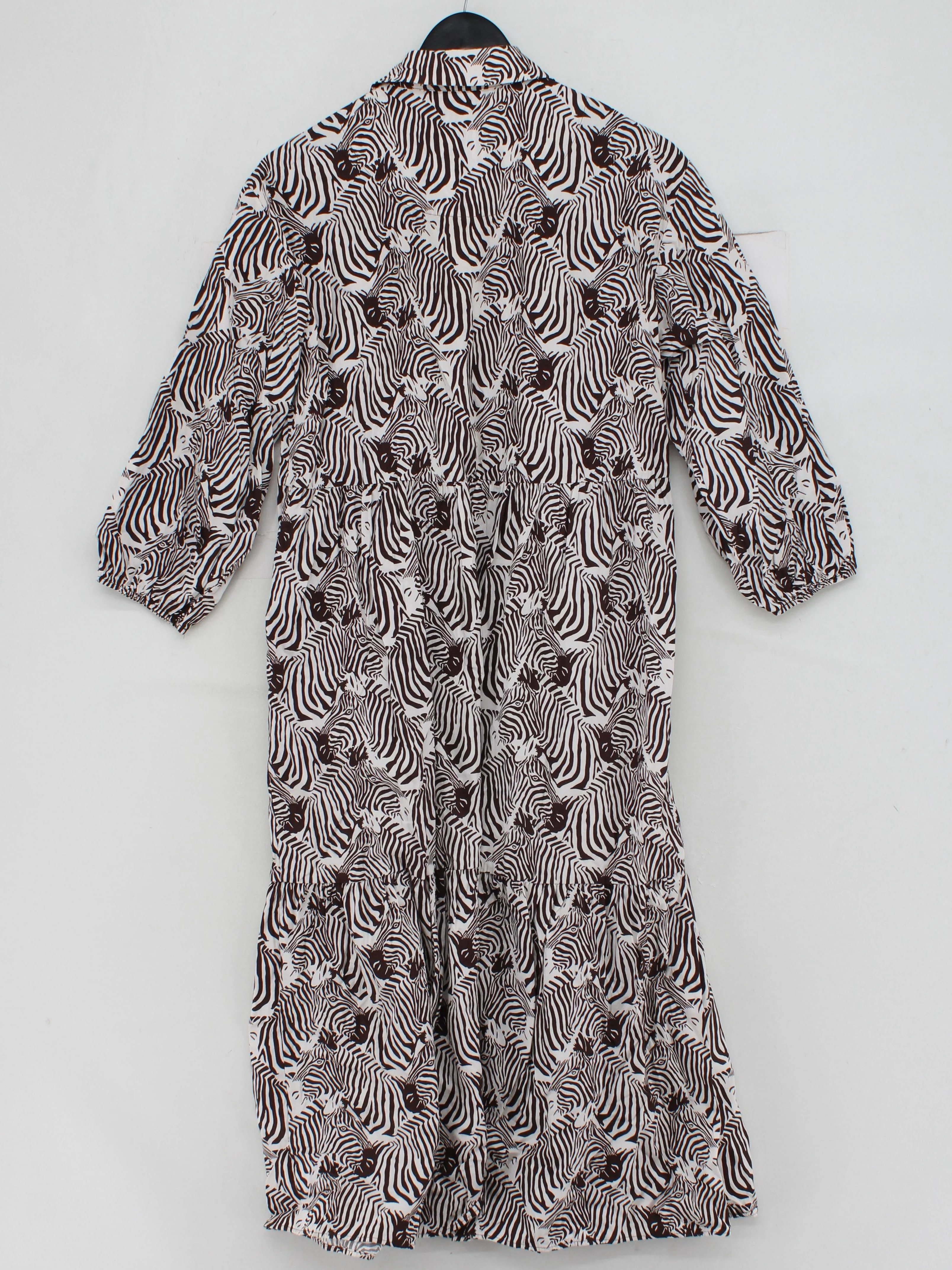 Maeve Shirt Midi Dress UK10 in Multi - Image 2