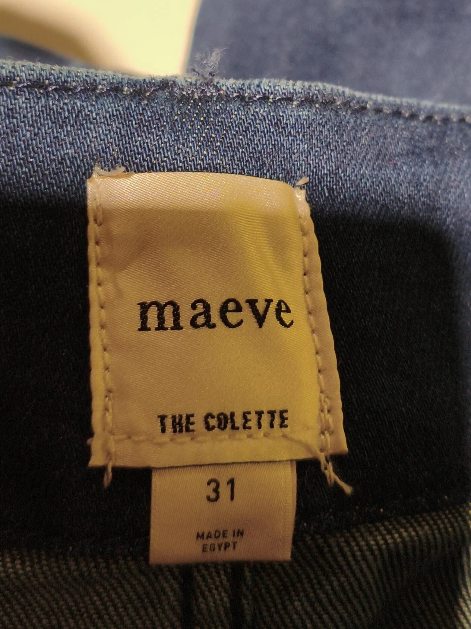 Maeve Women's Jeans W 31 in Blue Cotton - Image 7