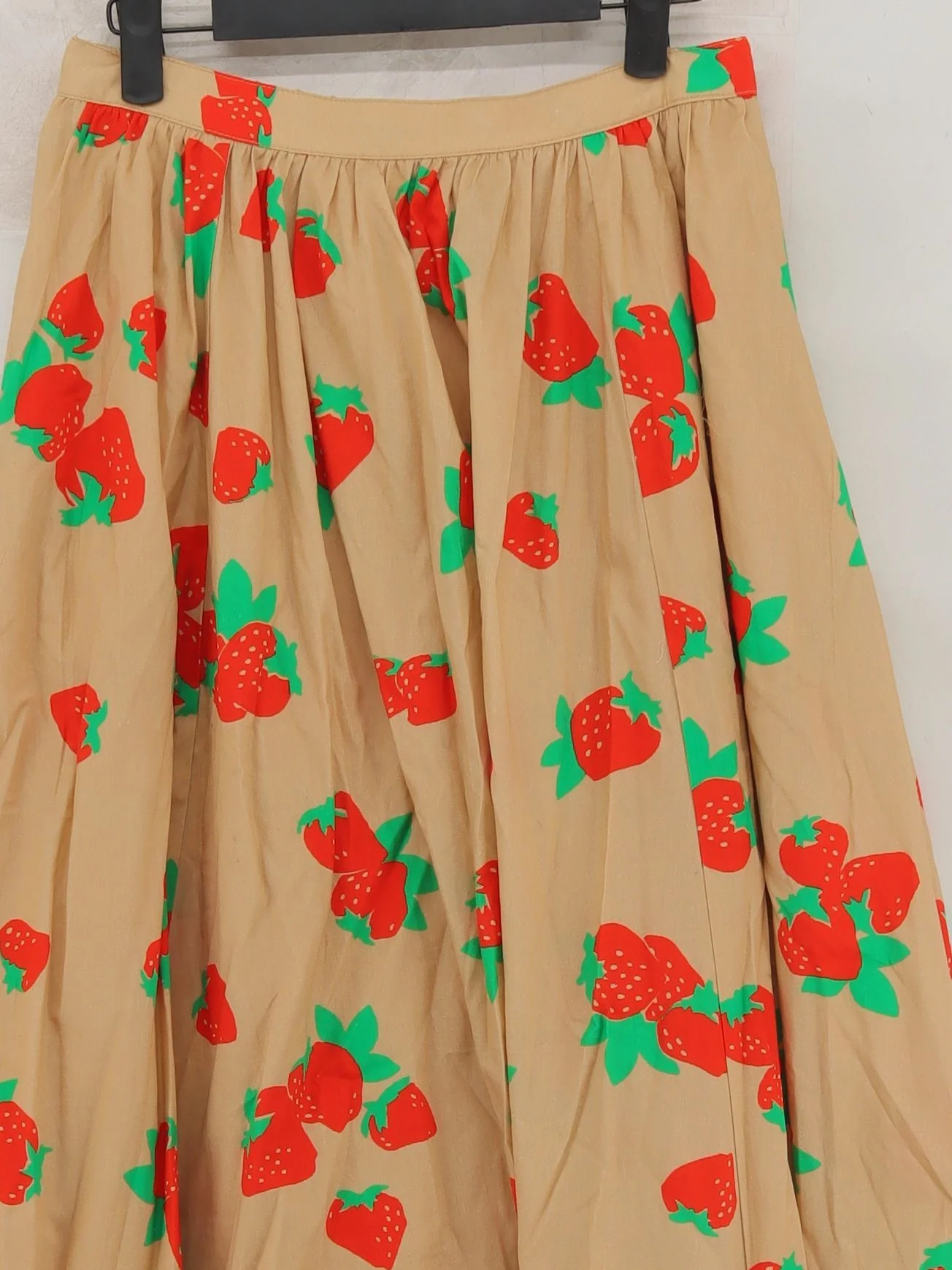 Maeve Women's Maxi Skirt S Tan Floral Cotton with Lyocell Modal Long Maxi - Image 3