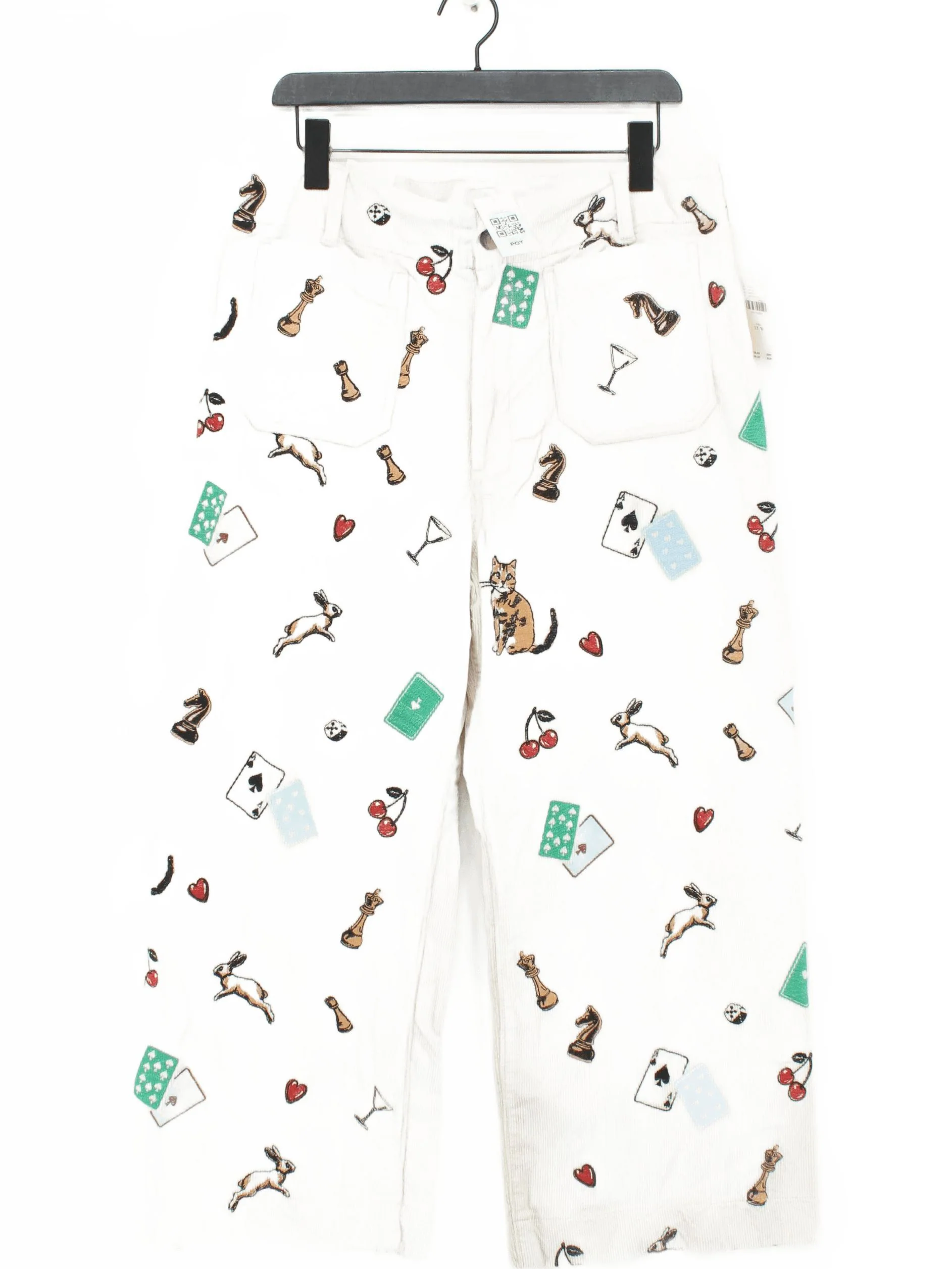 Maeve Women's Trousers W 33 in Cream Cotton New with tags