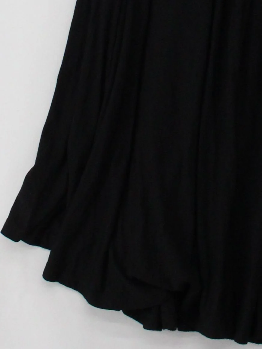 Maeve Wrap Midi Dress M in Black - Image 4