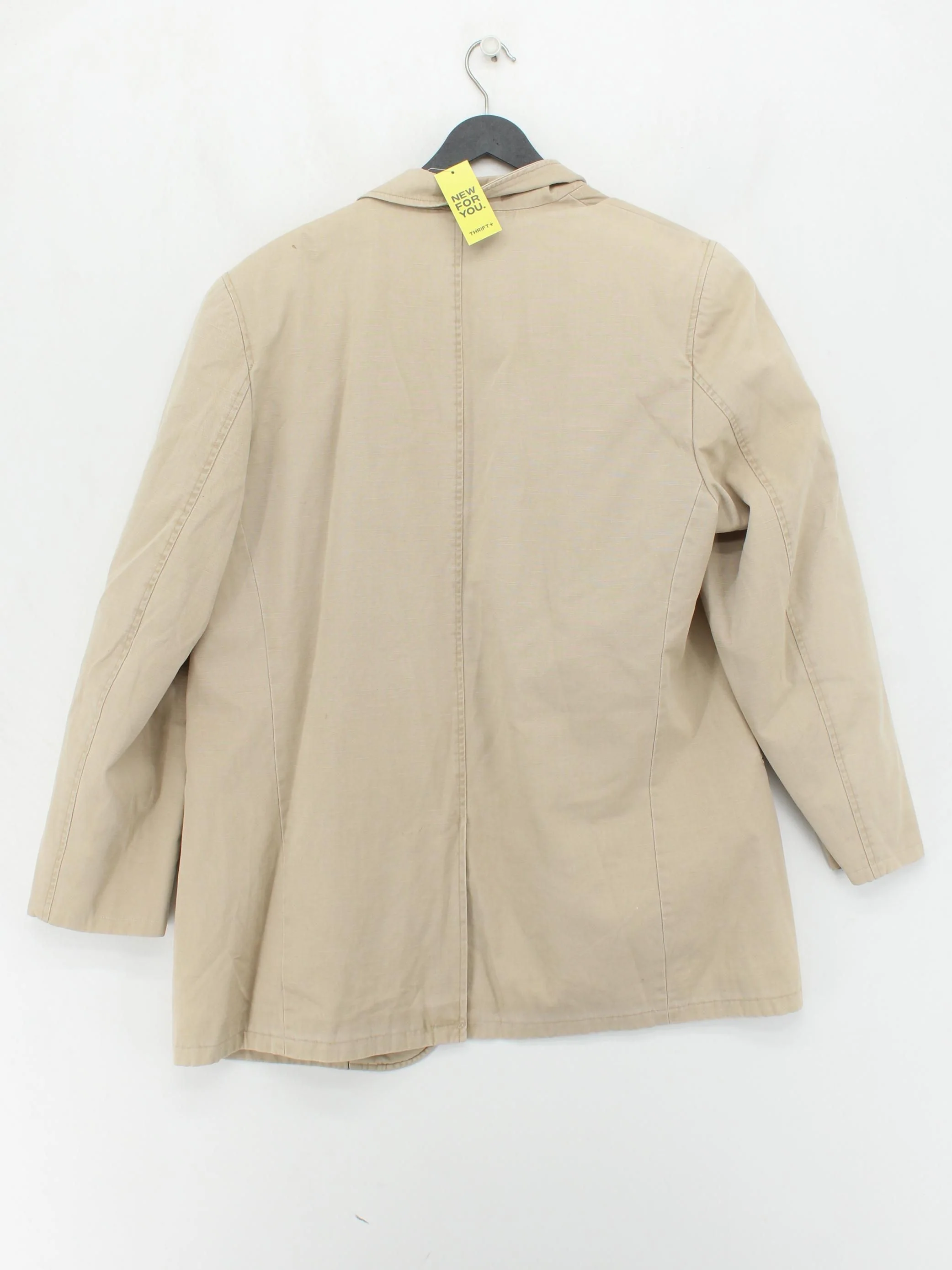 Maine Men's Blazer Chest: 42 in Tan Cotton with Linen Overcoat - Image 2