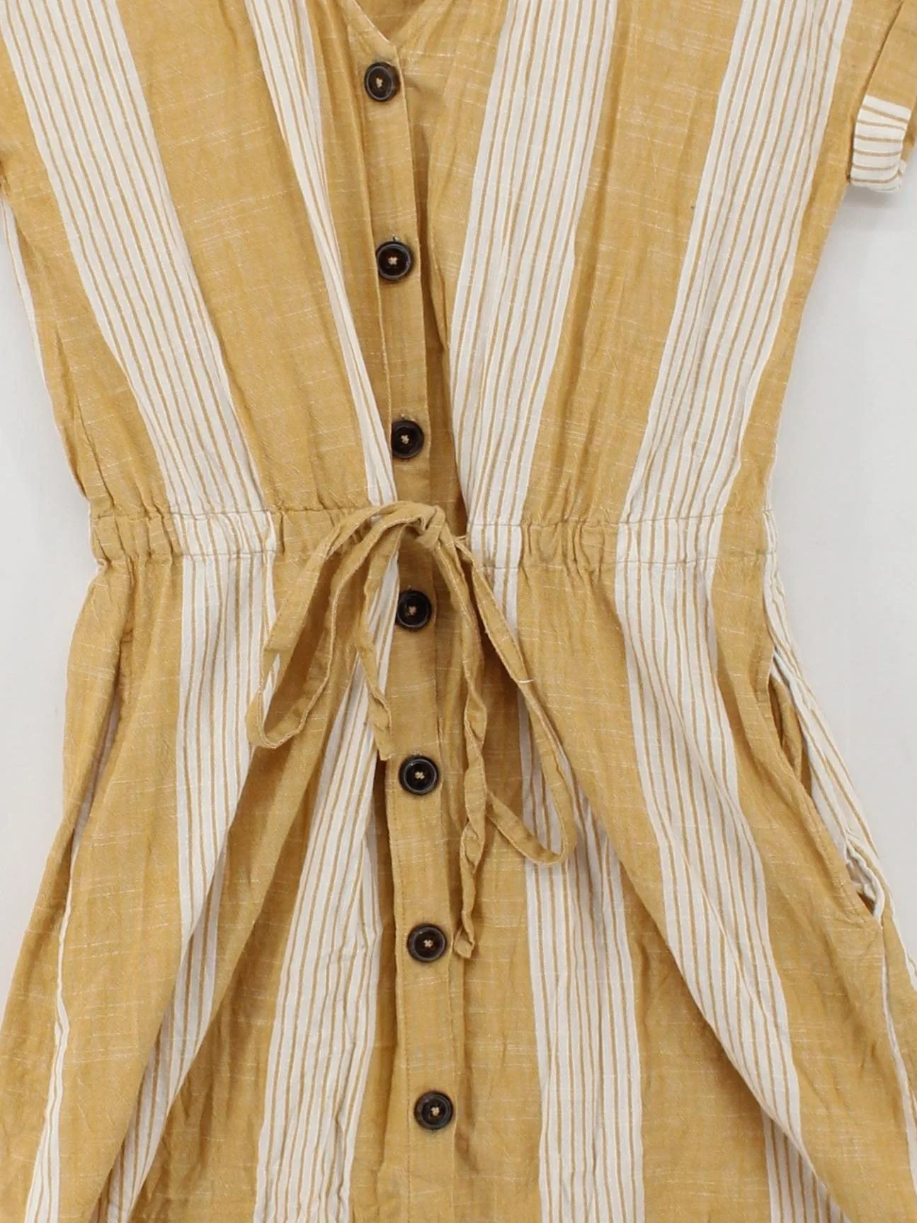 Maine Shirt Mini Dress UK10 in Yellow - Image 3