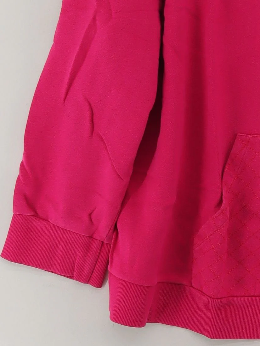 Maine Women's Hoodie UK 22 Pink Polkadot Cotton with Polyester Pullover - Image 4