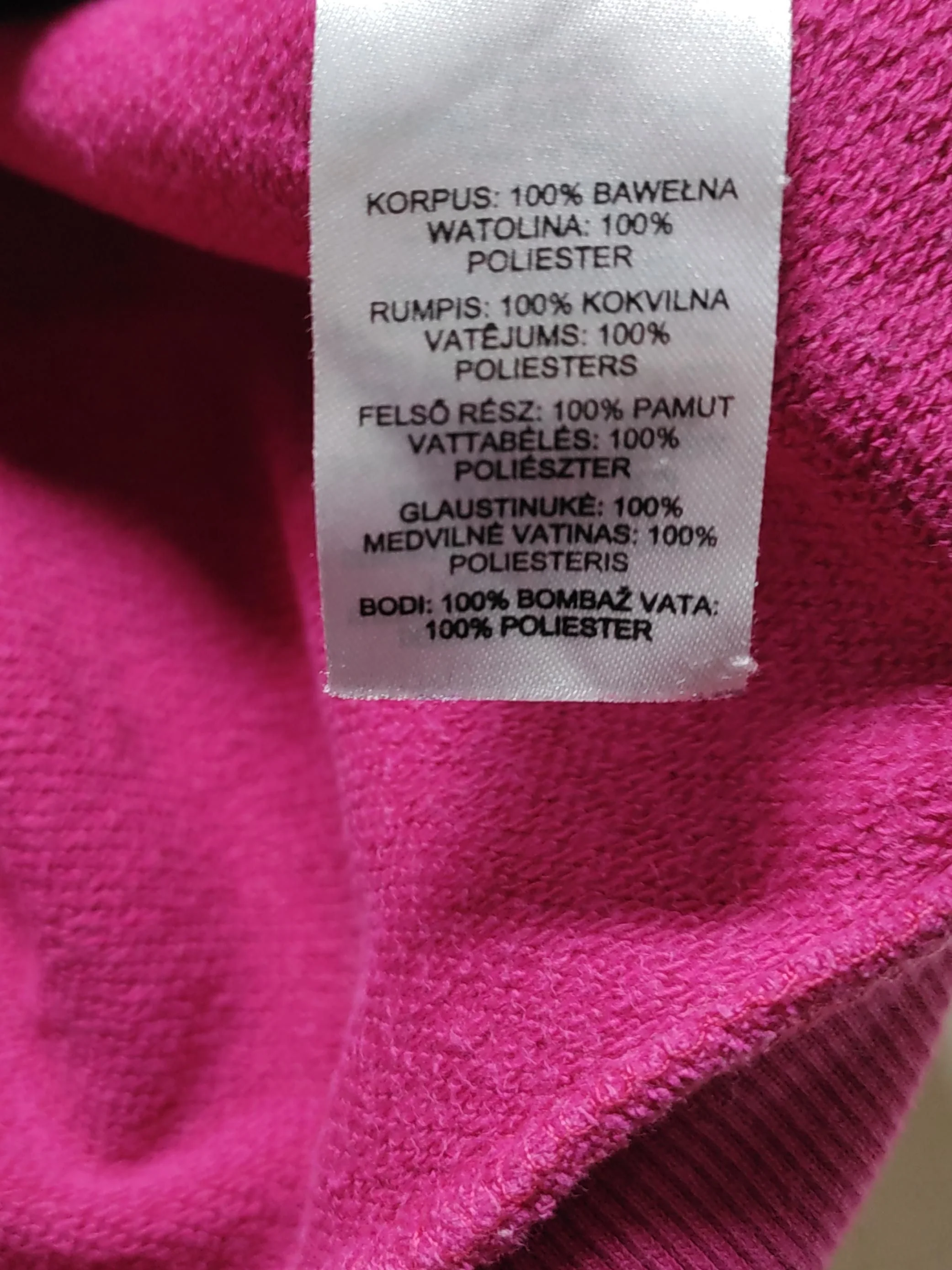 Maine Women's Hoodie UK 22 Pink Polkadot Cotton with Polyester Pullover - Image 8