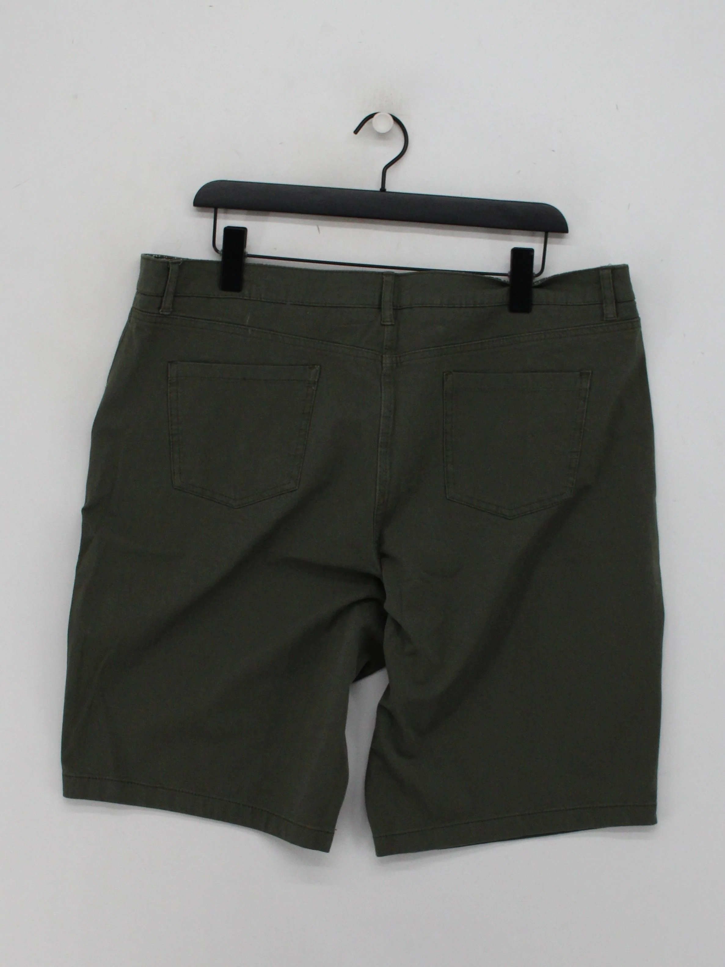 Maine Women's Shorts UK 18 Green Cotton with Elastane Sweat - Image 2