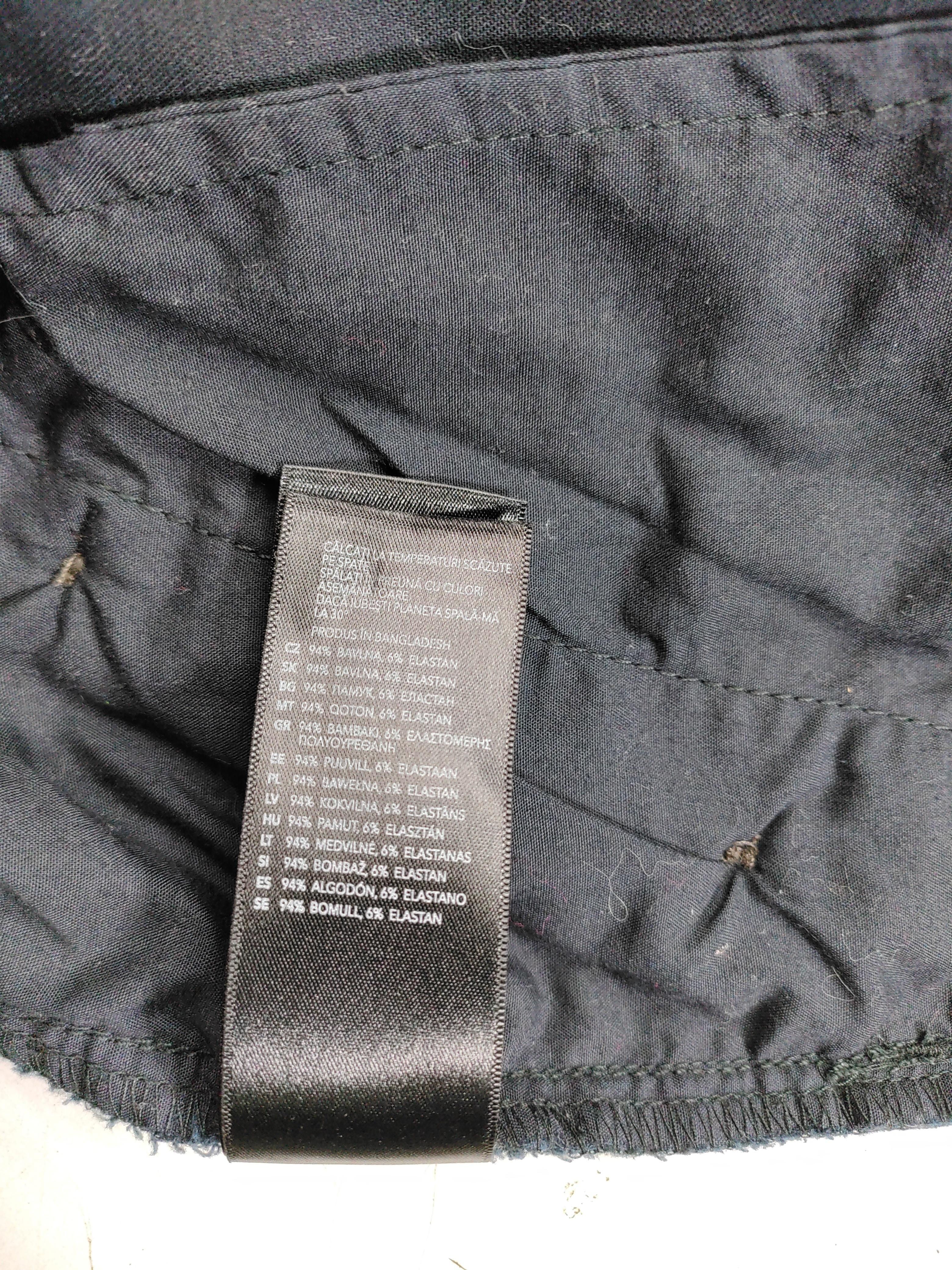 Maine Women's Trousers UK 12 Black Cotton with Elastane Straight Chino - Image 6