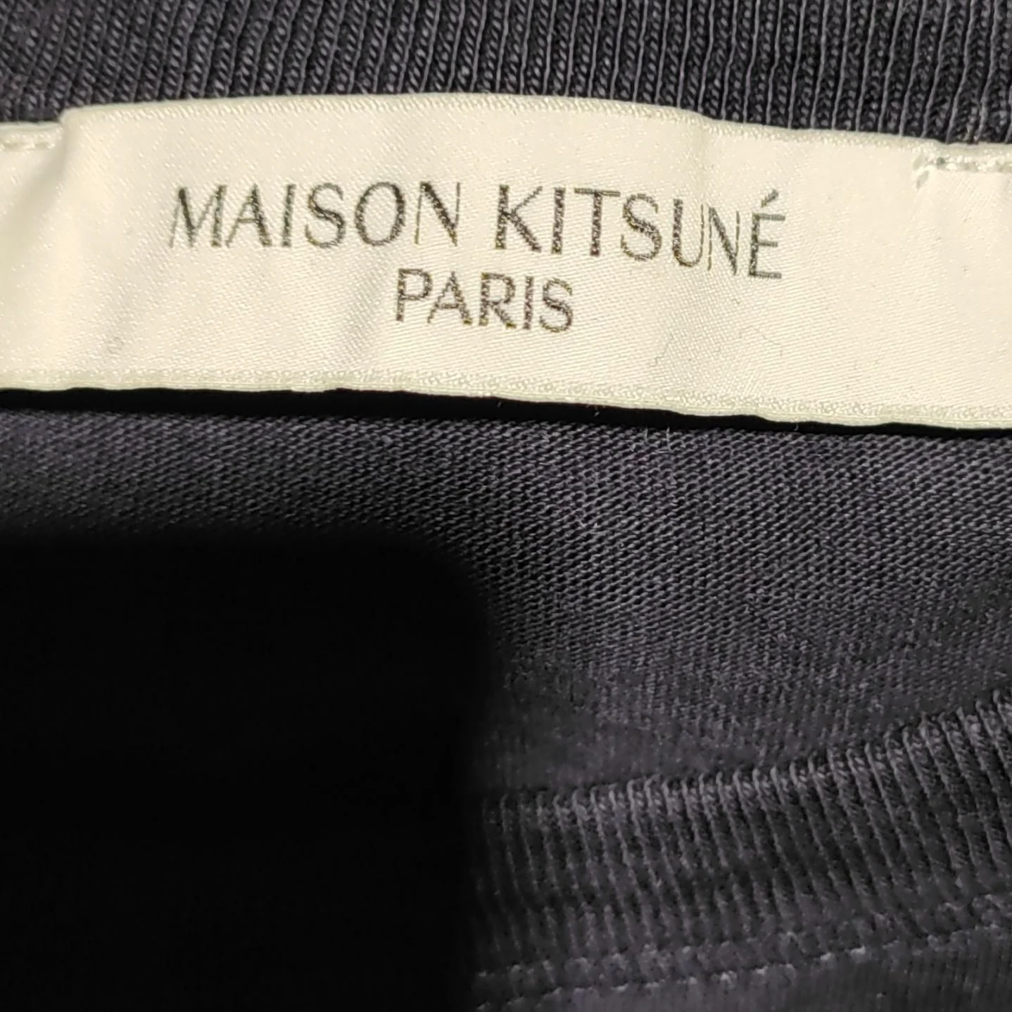 Maison Kitsuné Men's T-Shirt S Blue 100% Cotton Basic - Image 5