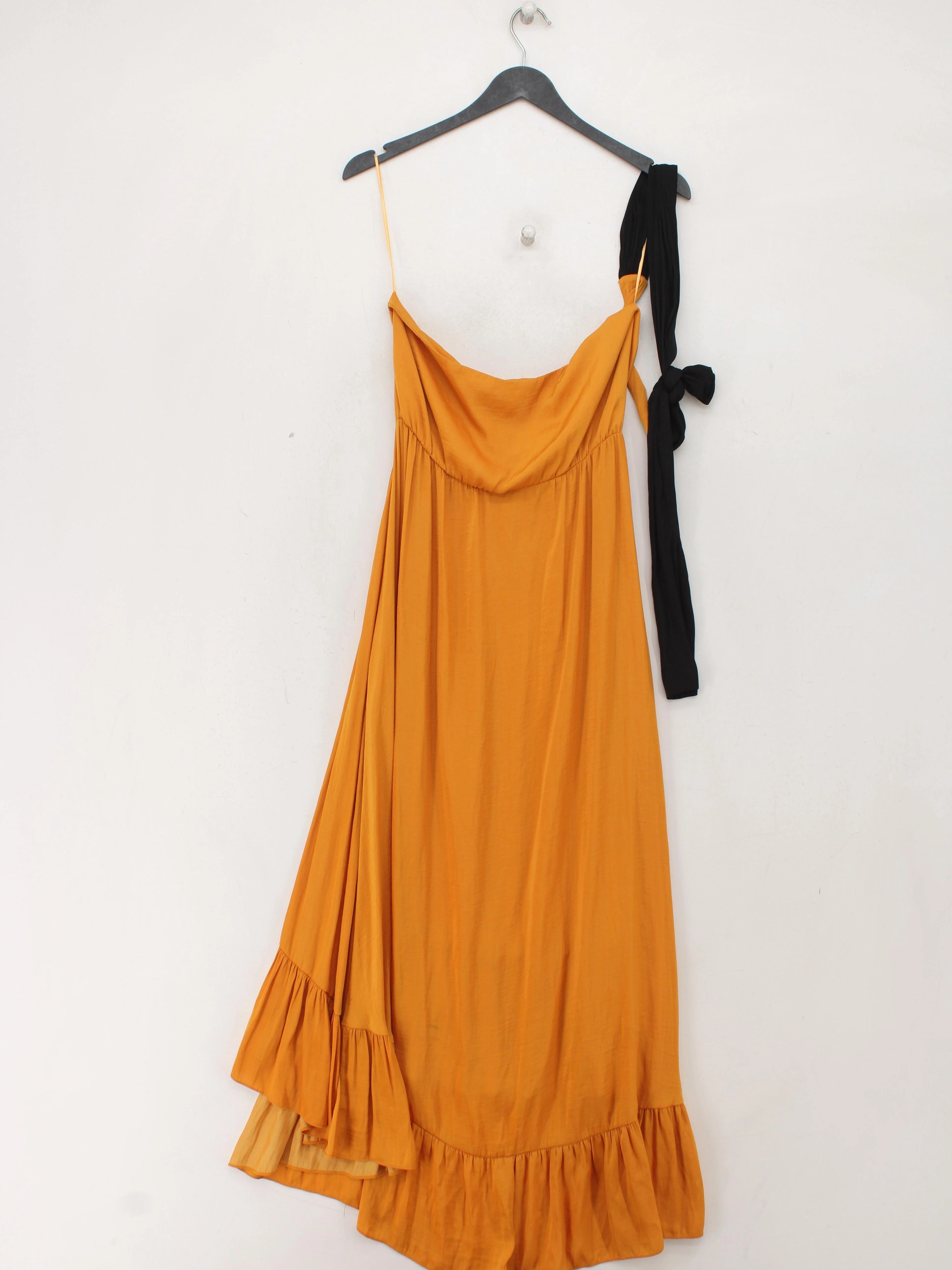 Maje Maxi Dress L in Orange - Image 2