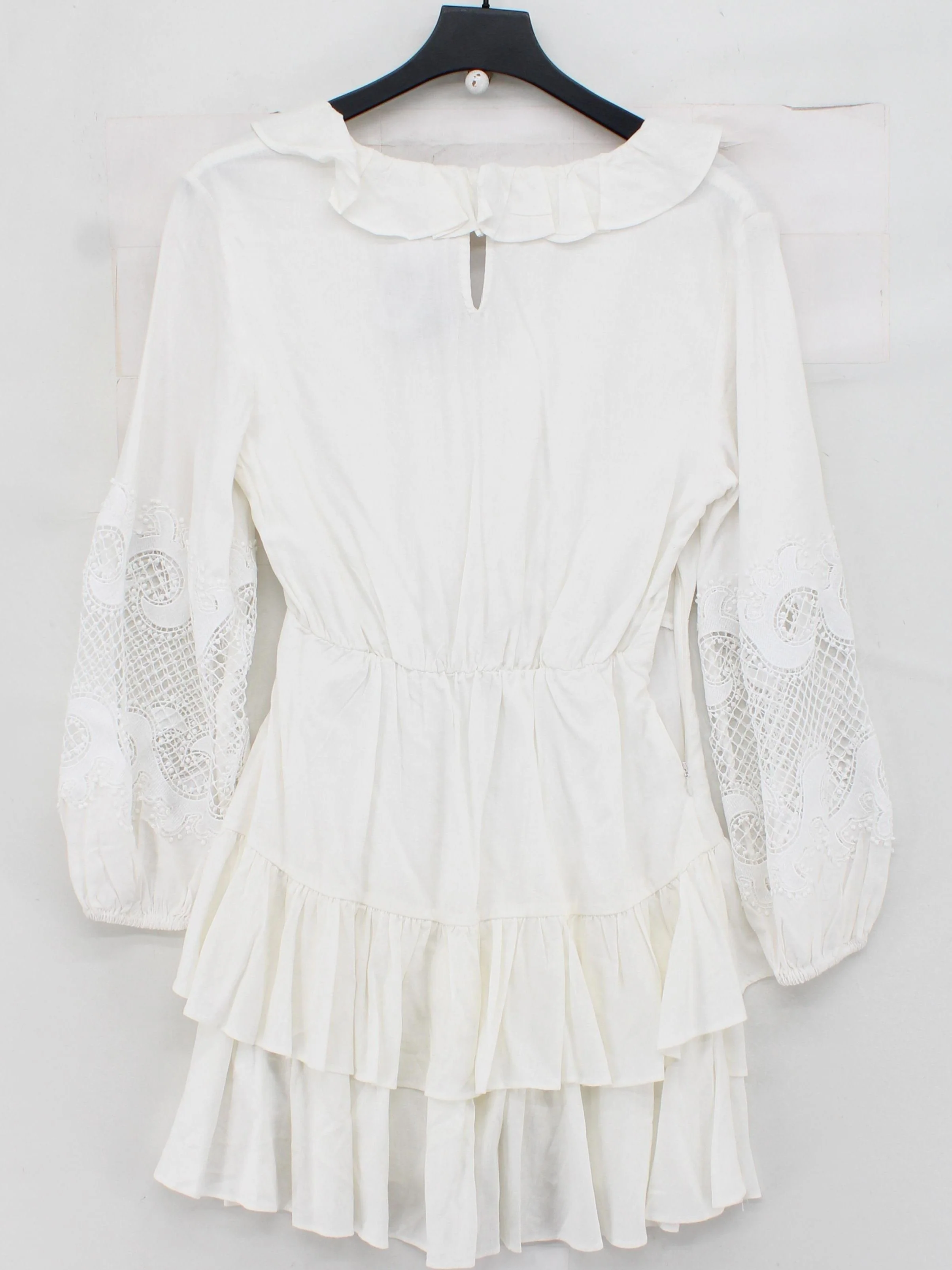 Maje Mini Dress in White - Image 2