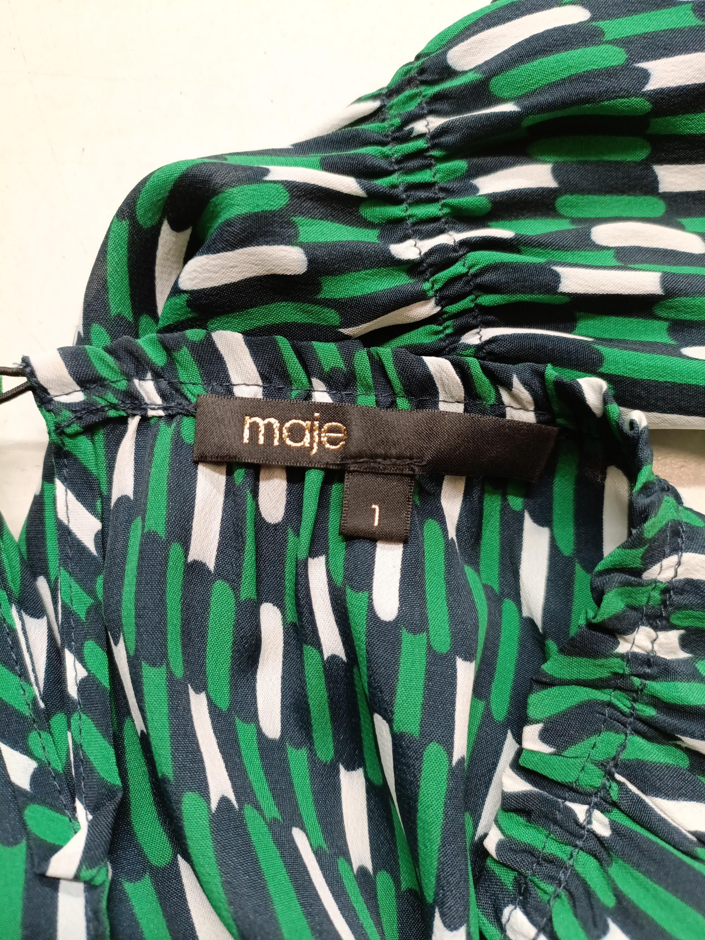 Maje Mini Dress S in Green - Image 5