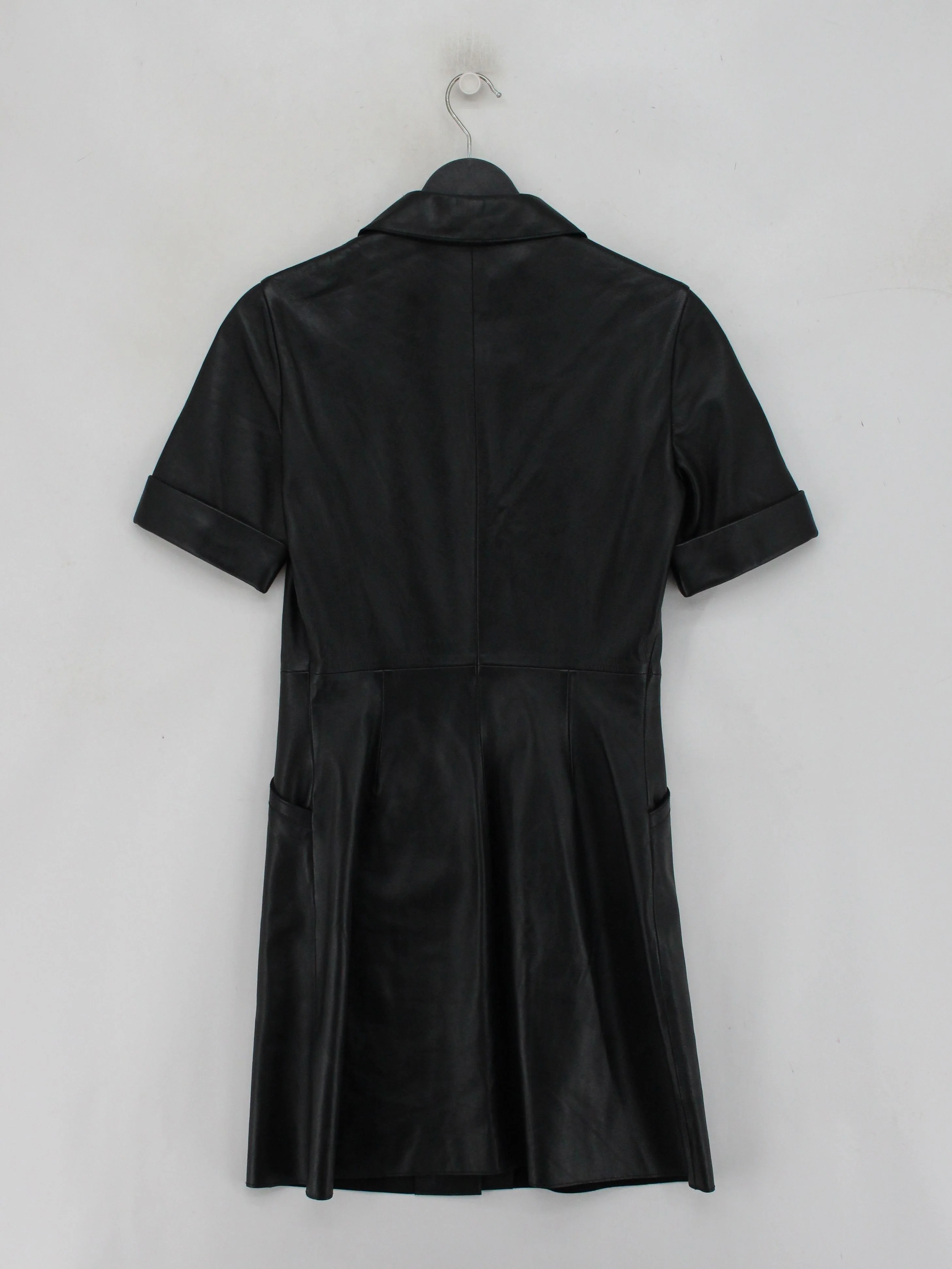 Maje Shirt Midi Dress UK10 in Black - Image 2