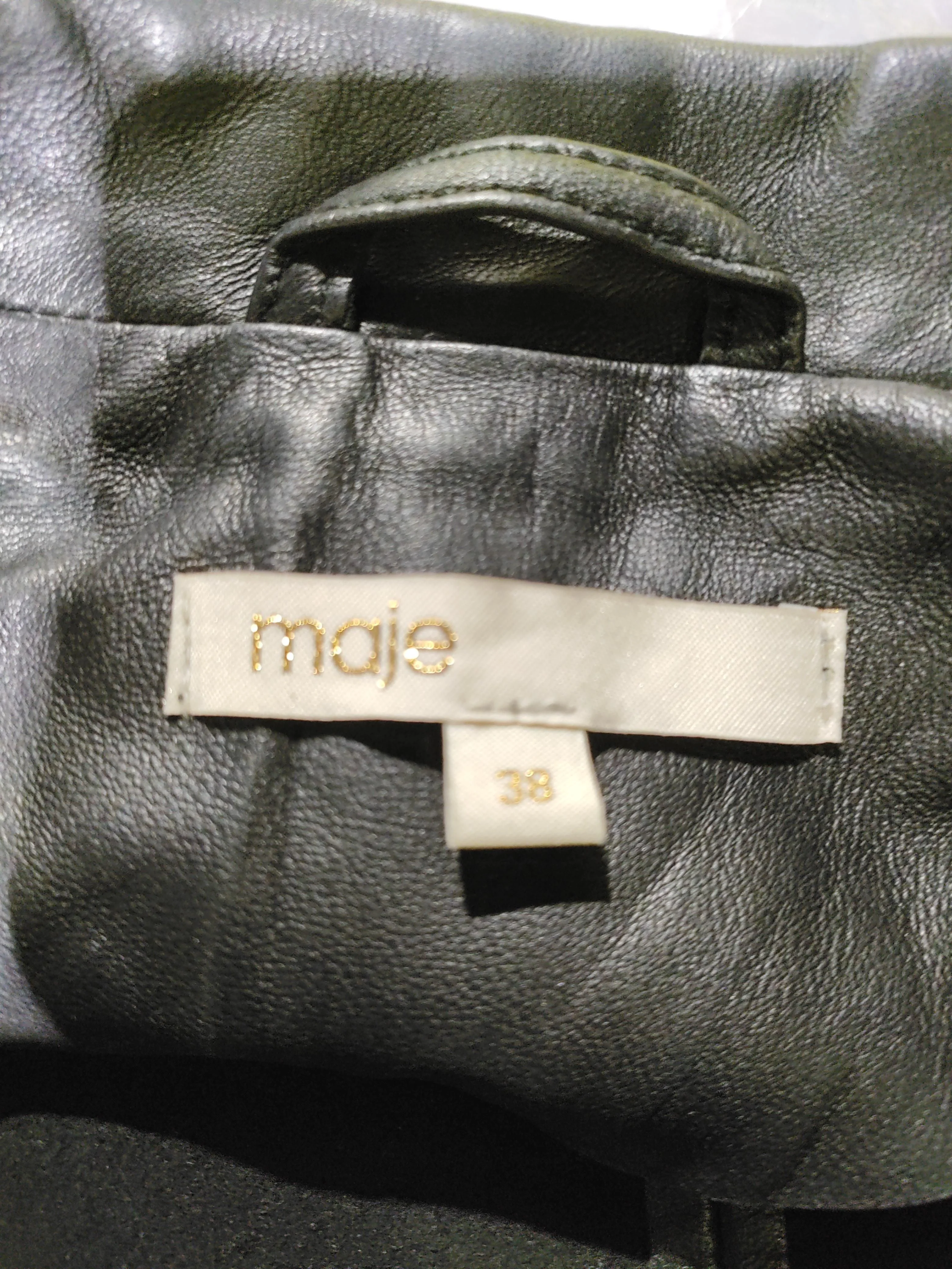 Maje Shirt Midi Dress UK10 in Black - Image 5
