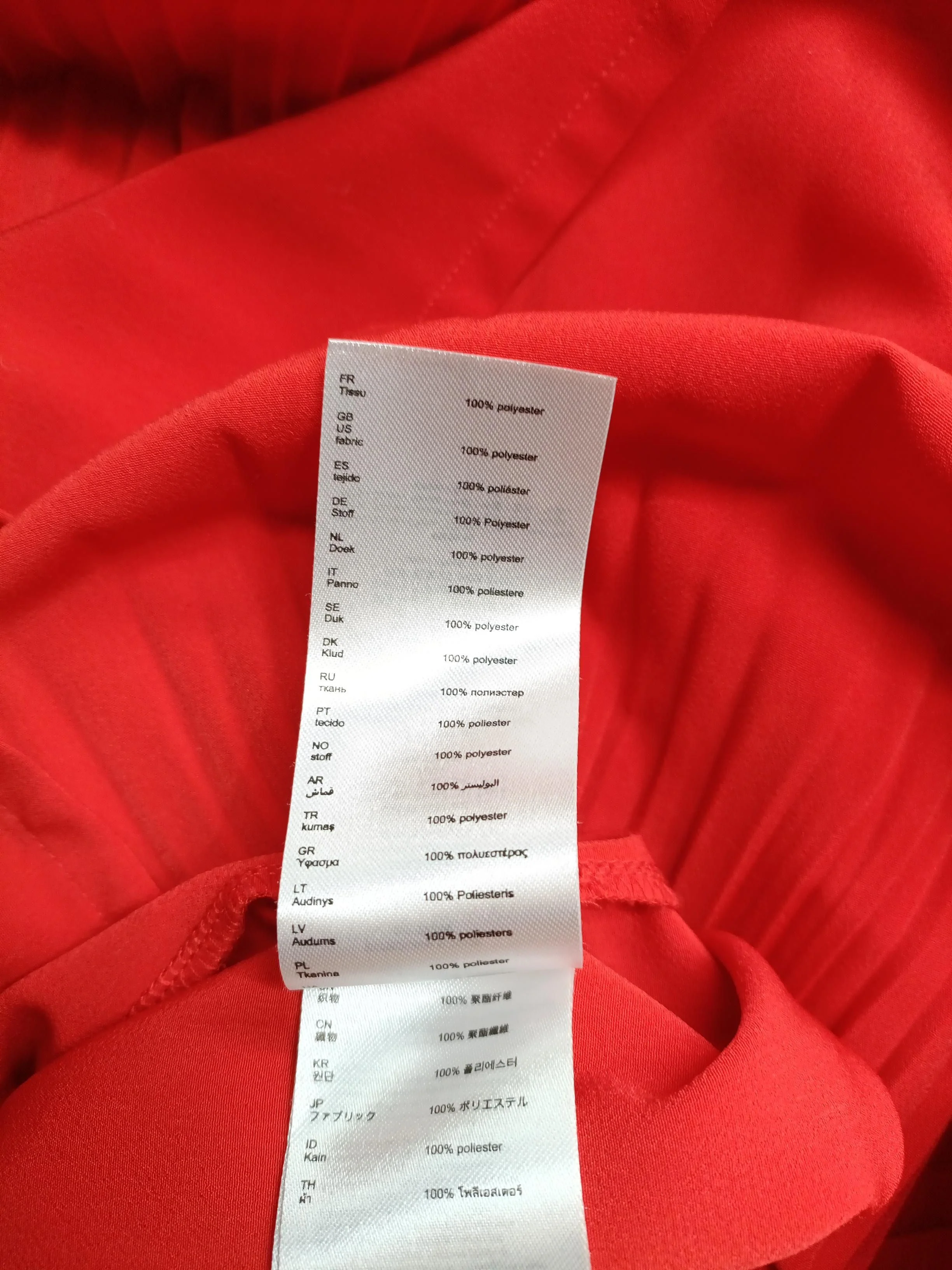 Maje Shirt Mini Dress S in Red - Image 6