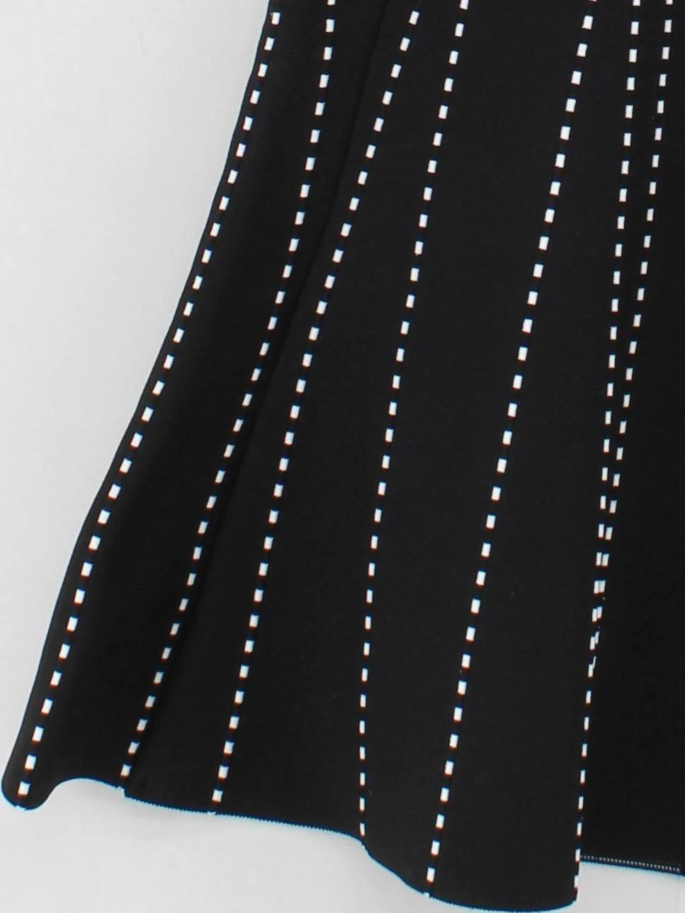 Maje Skater Mini Dress in Black - Image 4