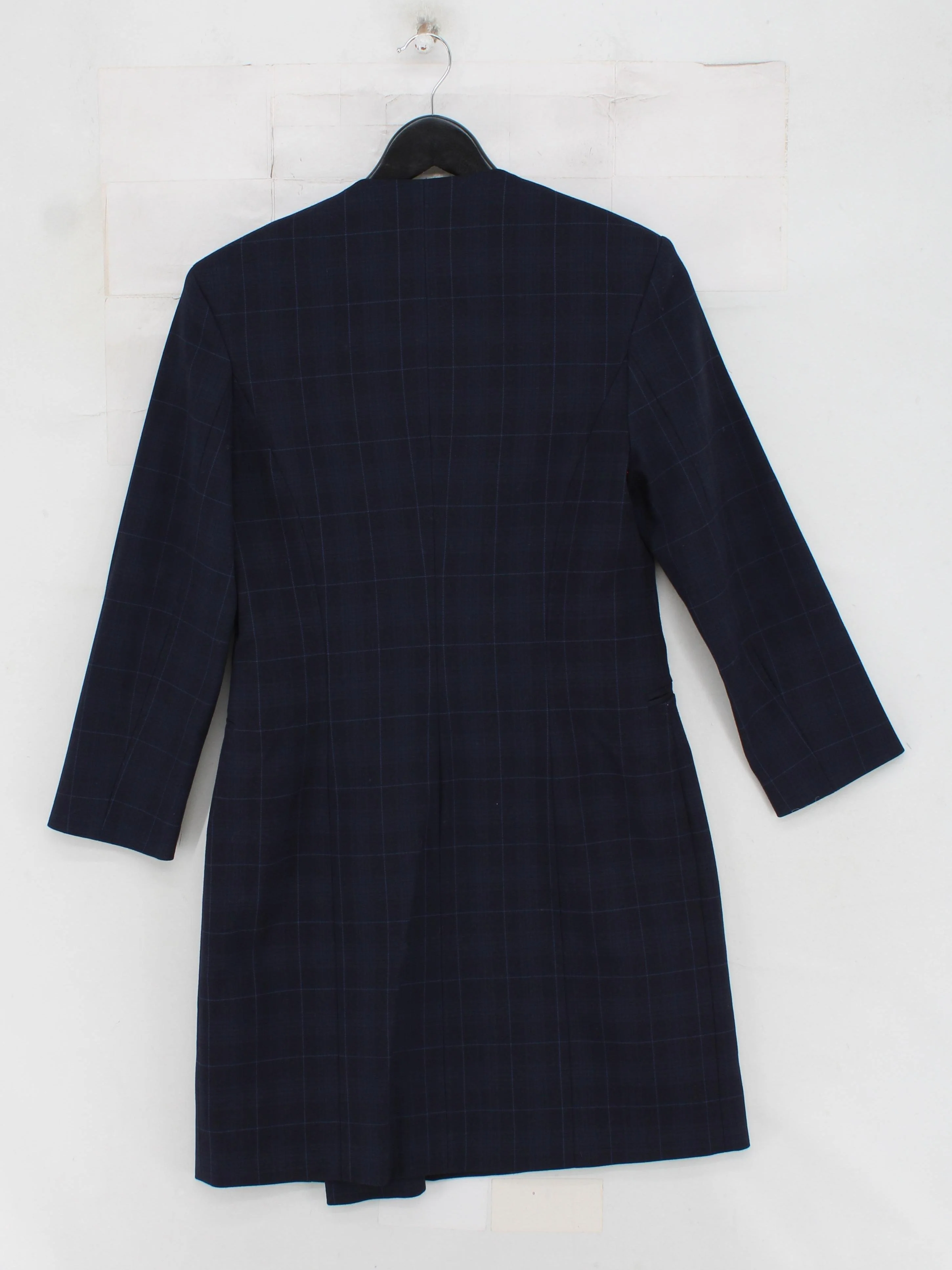 Maje Women's Blazer UK 12 Blue Polyester with Viscose, Elastane Overcoat - Image 2