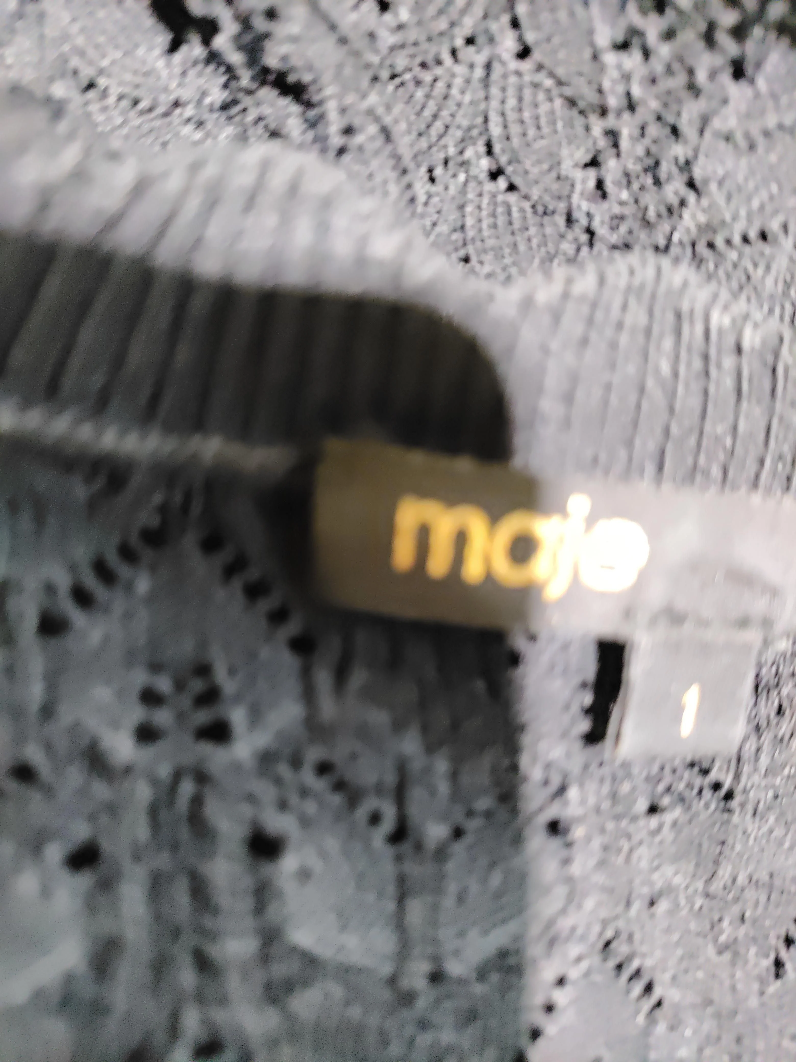 Maje Women's Cardigan UK 8 Black Nylon with Viscose, Polyester V-Neck Cardigan - Image 6
