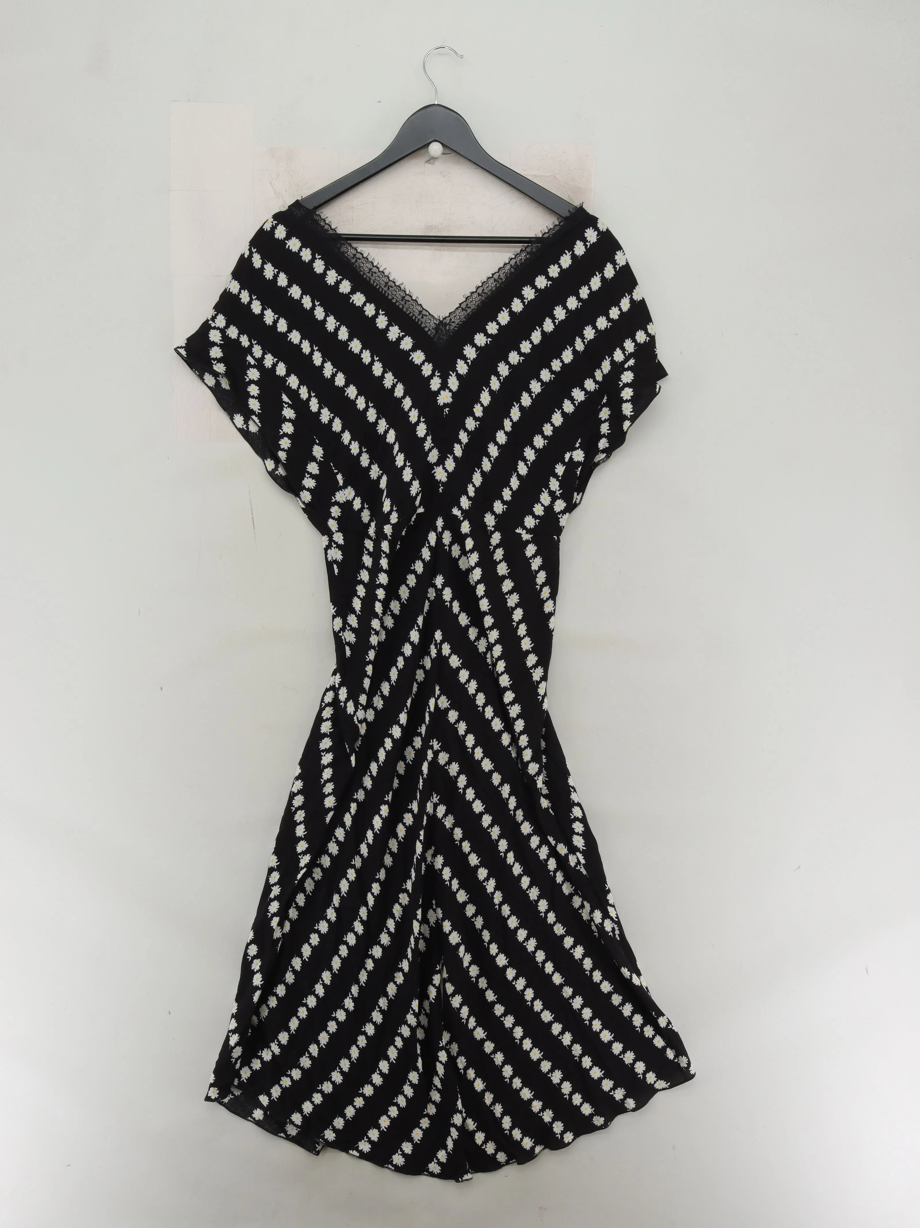 Maje Wrap Midi Dress M in Black - Image 2