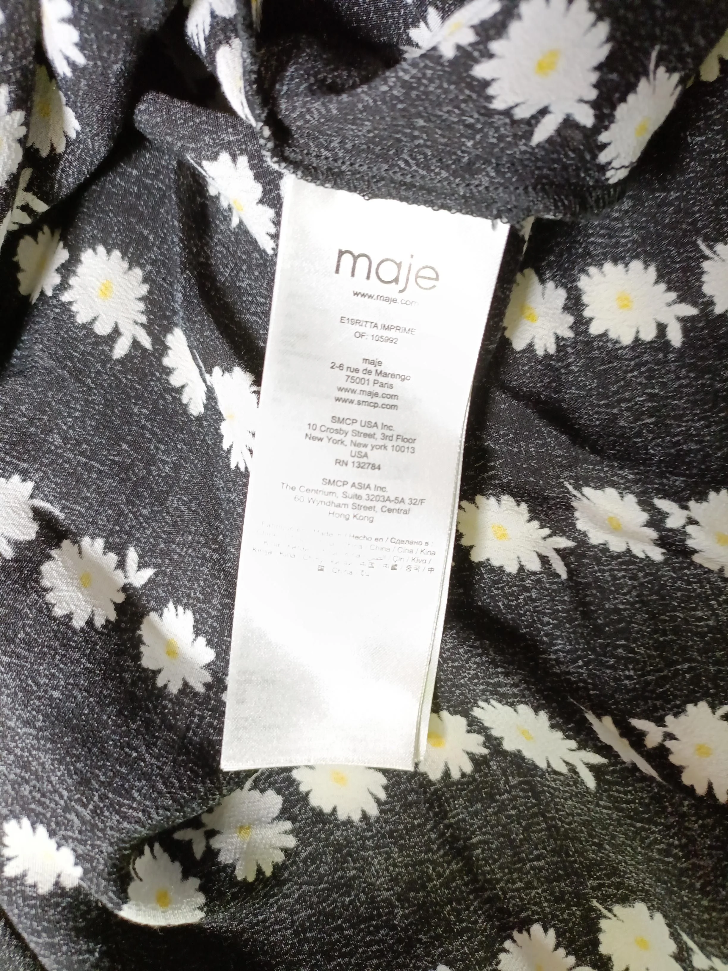 Maje Wrap Midi Dress M in Black - Image 6