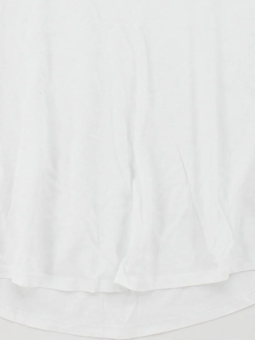 Majestic Filatures Women's T-Shirt S White Lyocell Modal with Cotton Basic - Image 4