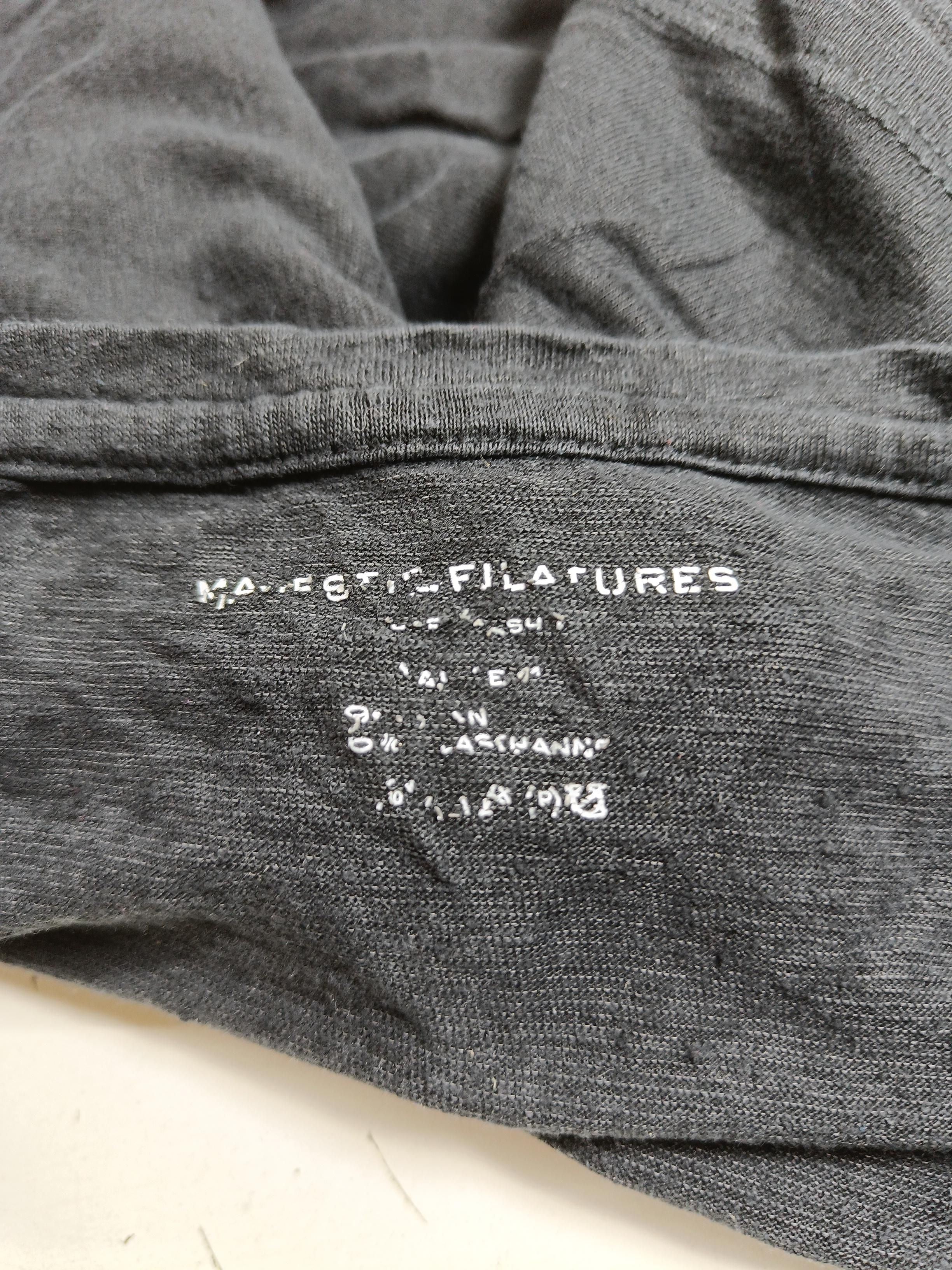 Majestic Filatures Women's Top M Black Linen with Elastane Basic - Image 5