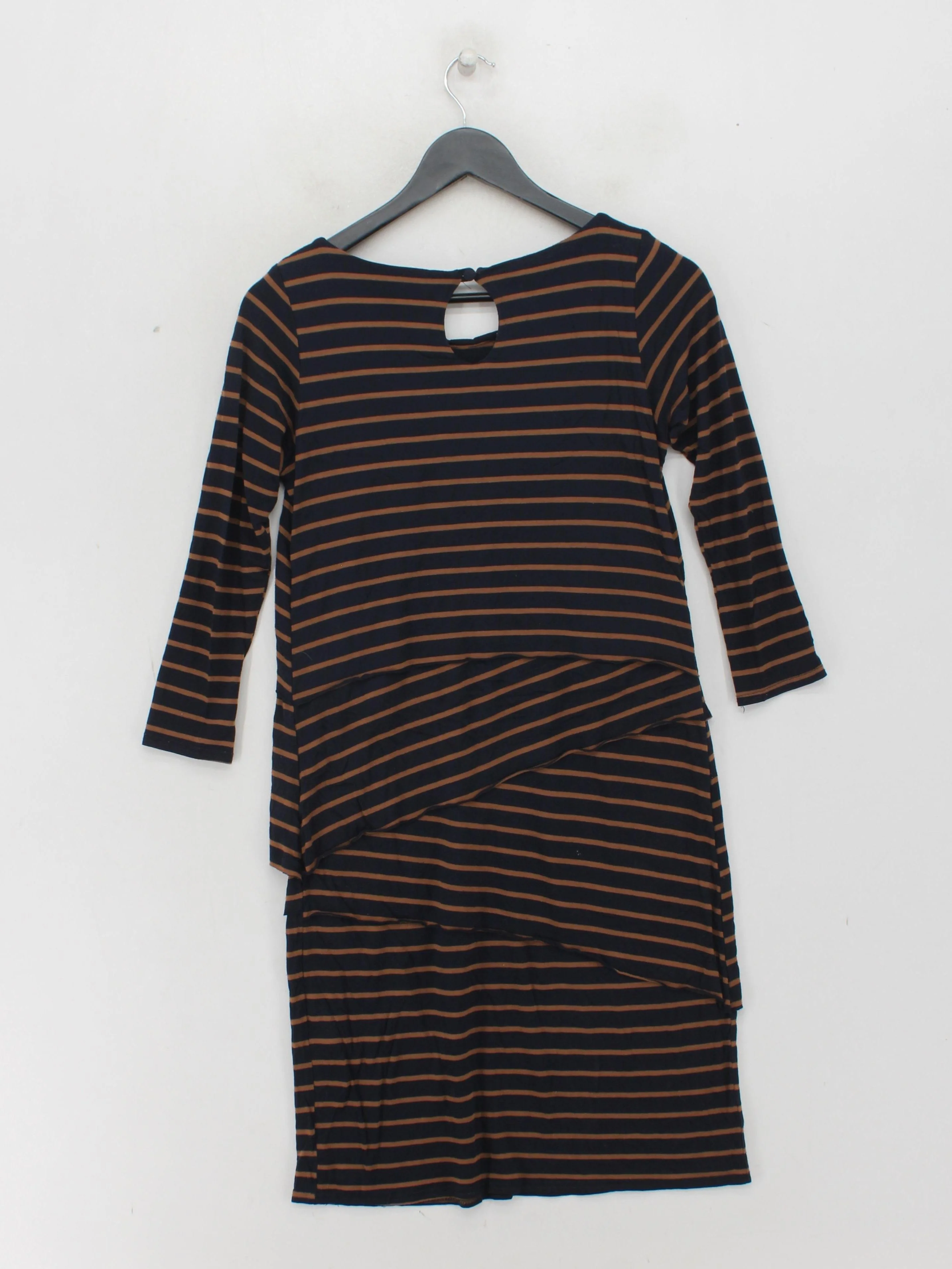 mamas & papas Bodycon Midi Dress UK8 in Blue - Image 2