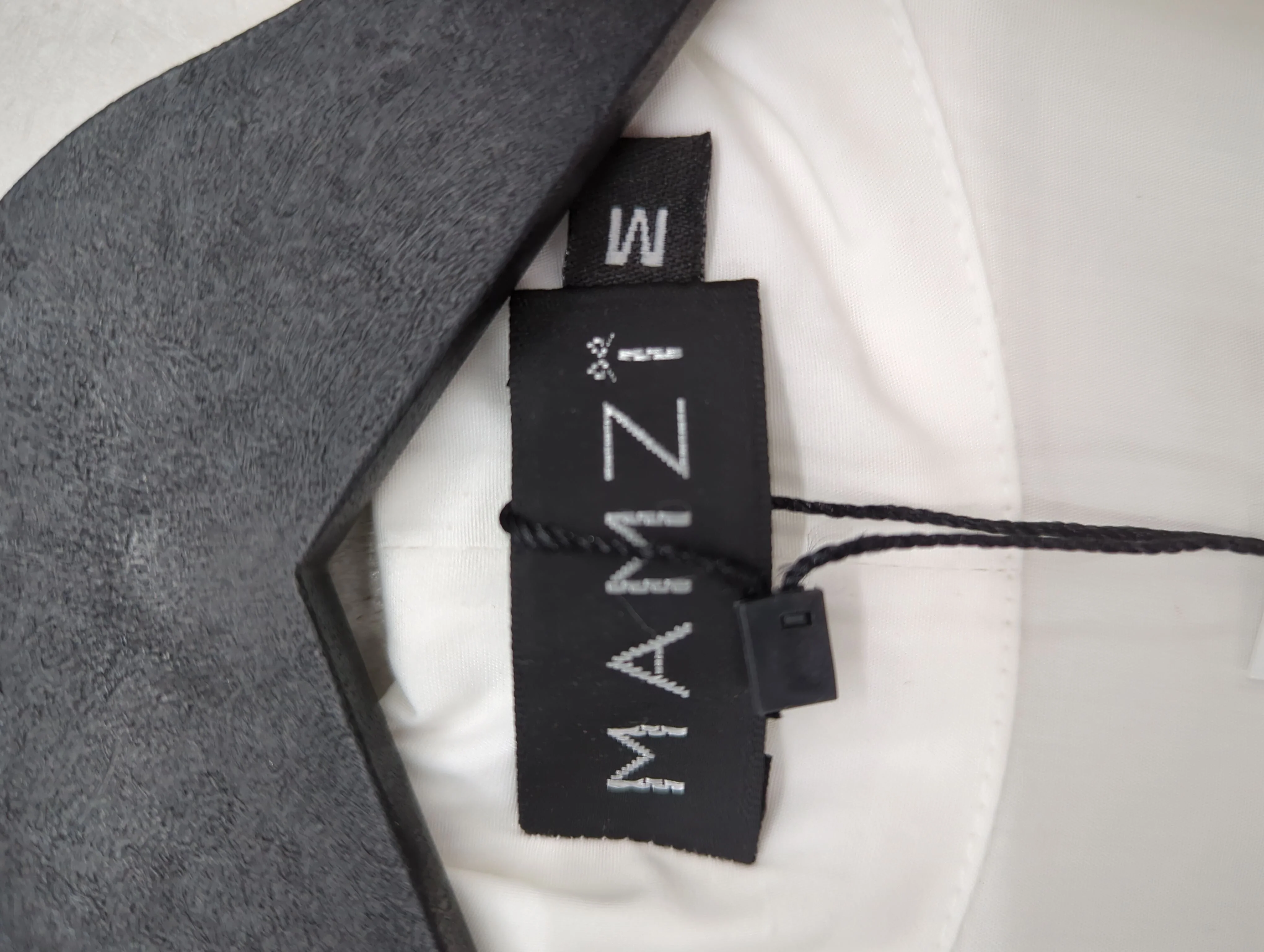 Mamzi Shirt Mini Dress M in White RRP £205 - Image 6
