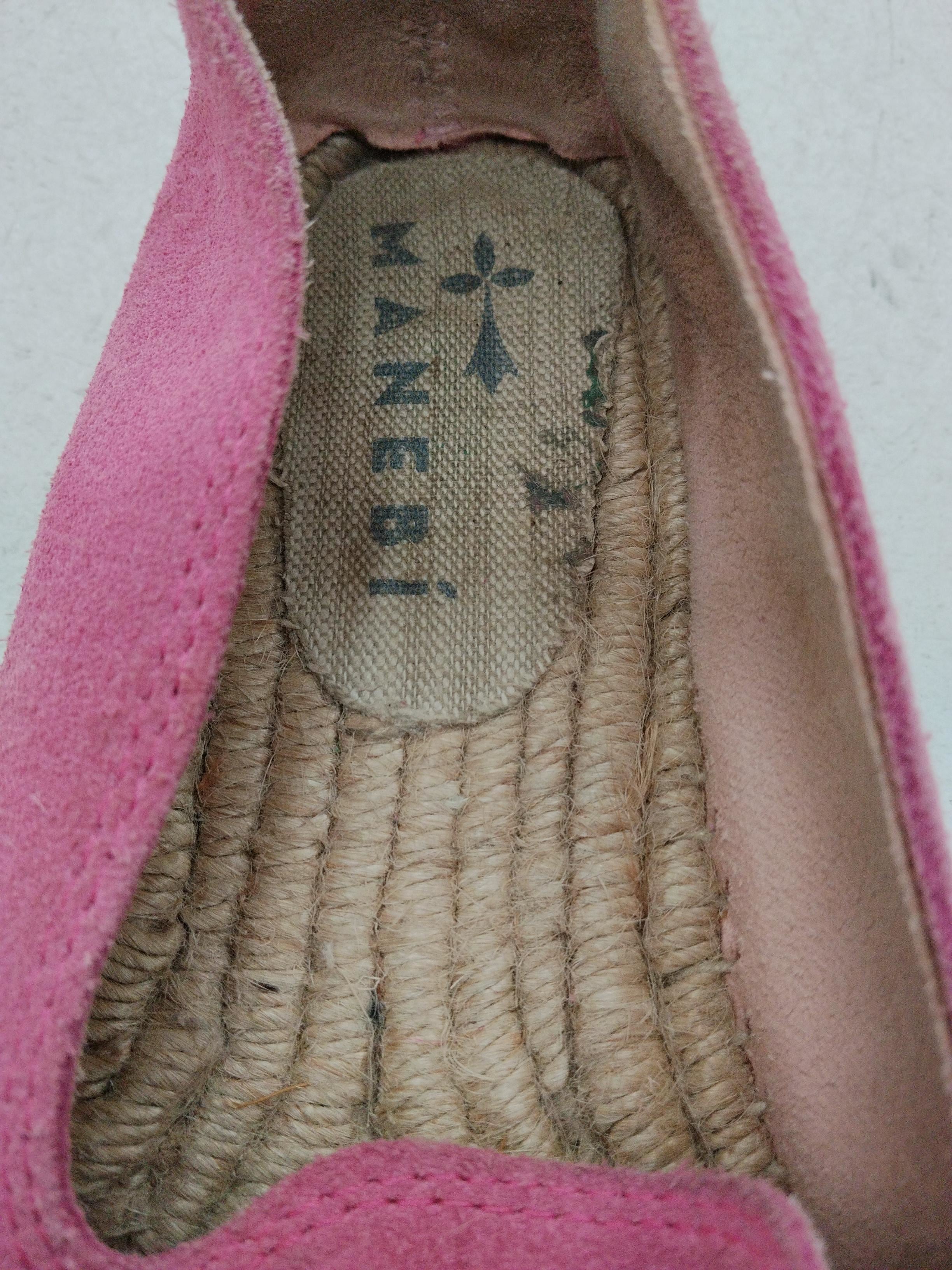 Manebi Women's Flat Shoes UK 6 Pink 100% Suede Loafer - Image 6