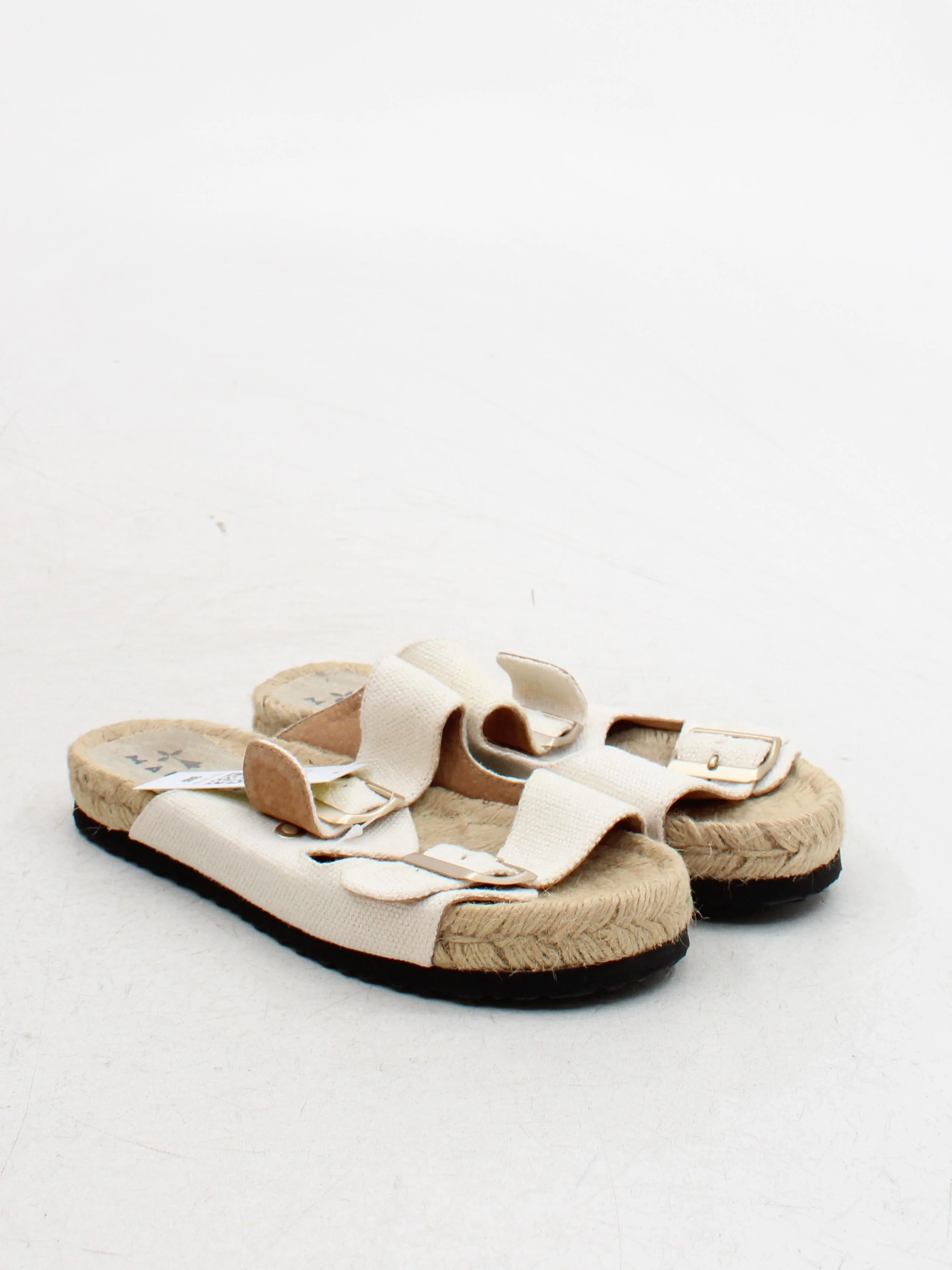 Manebi Women's Sandals UK 6 Cream 100% Other Espadrille - Image 2