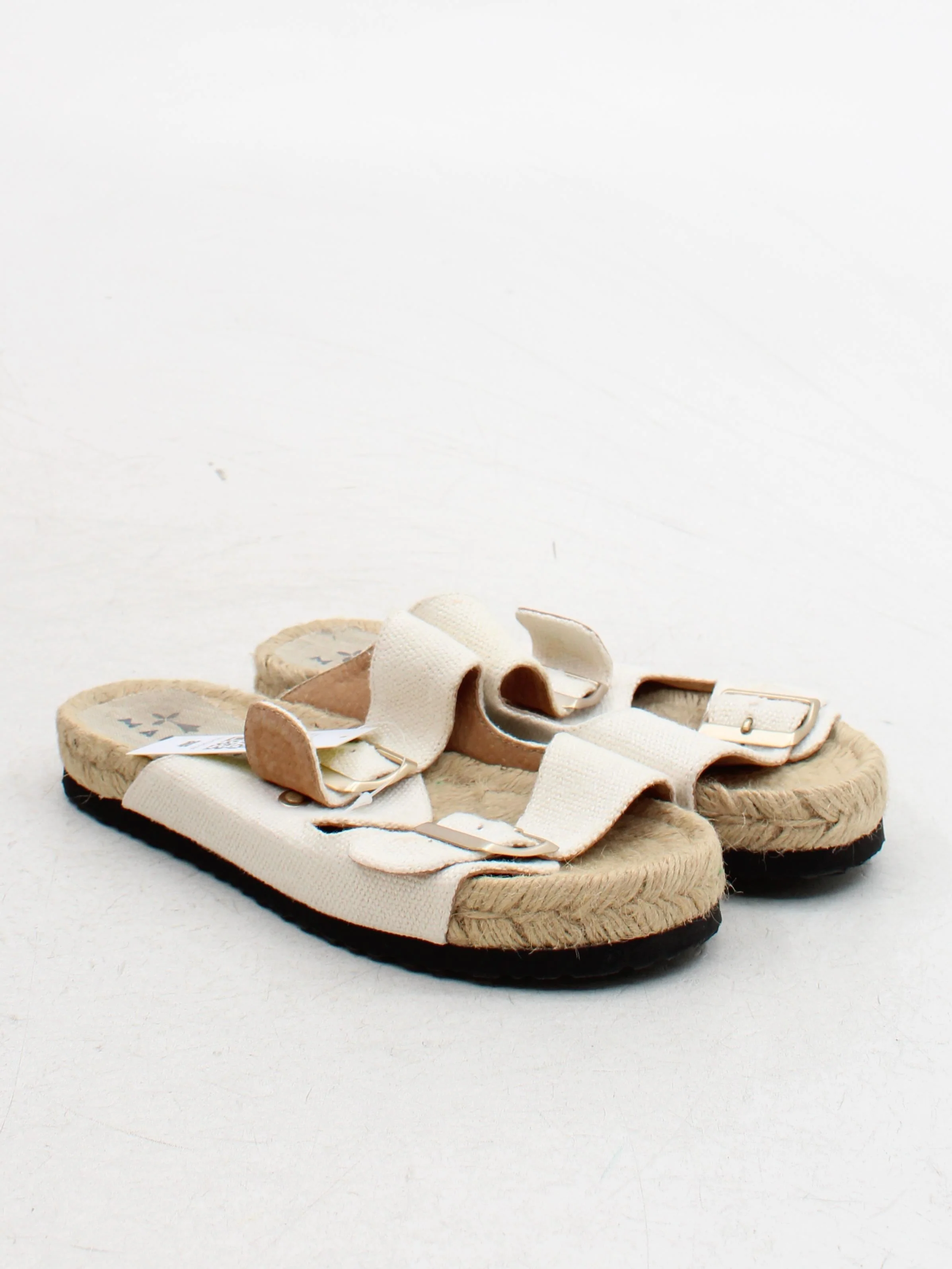 Manebi Women's Sandals UK 6 Cream 100% Other Espadrille - Image 4