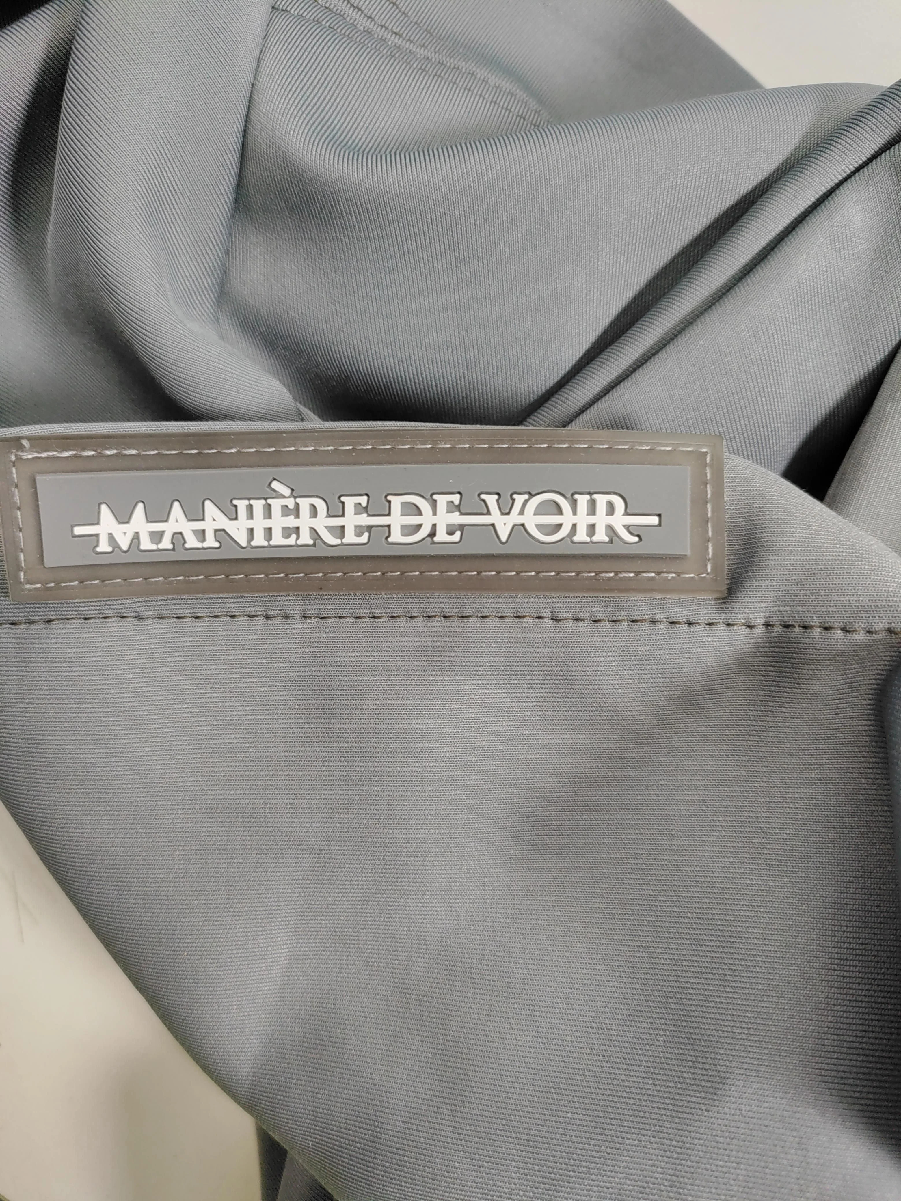 Maniere De Voir Men's Hoodie M Grey Polyester with Elastane Pullover - Image 6
