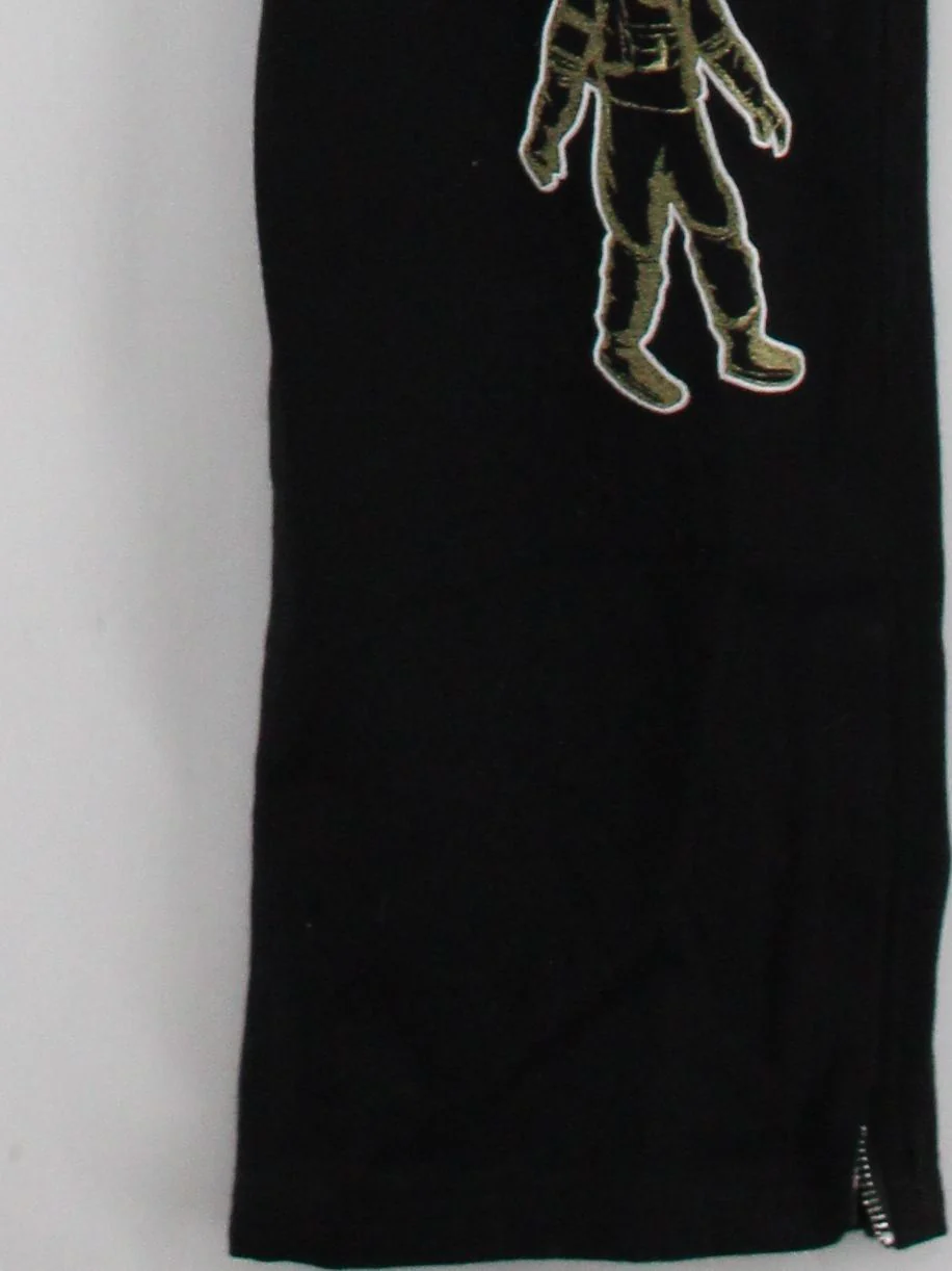 Maniere De Voir Men's Sports Bottoms L Black 100% Cotton Sweatpants - Image 4