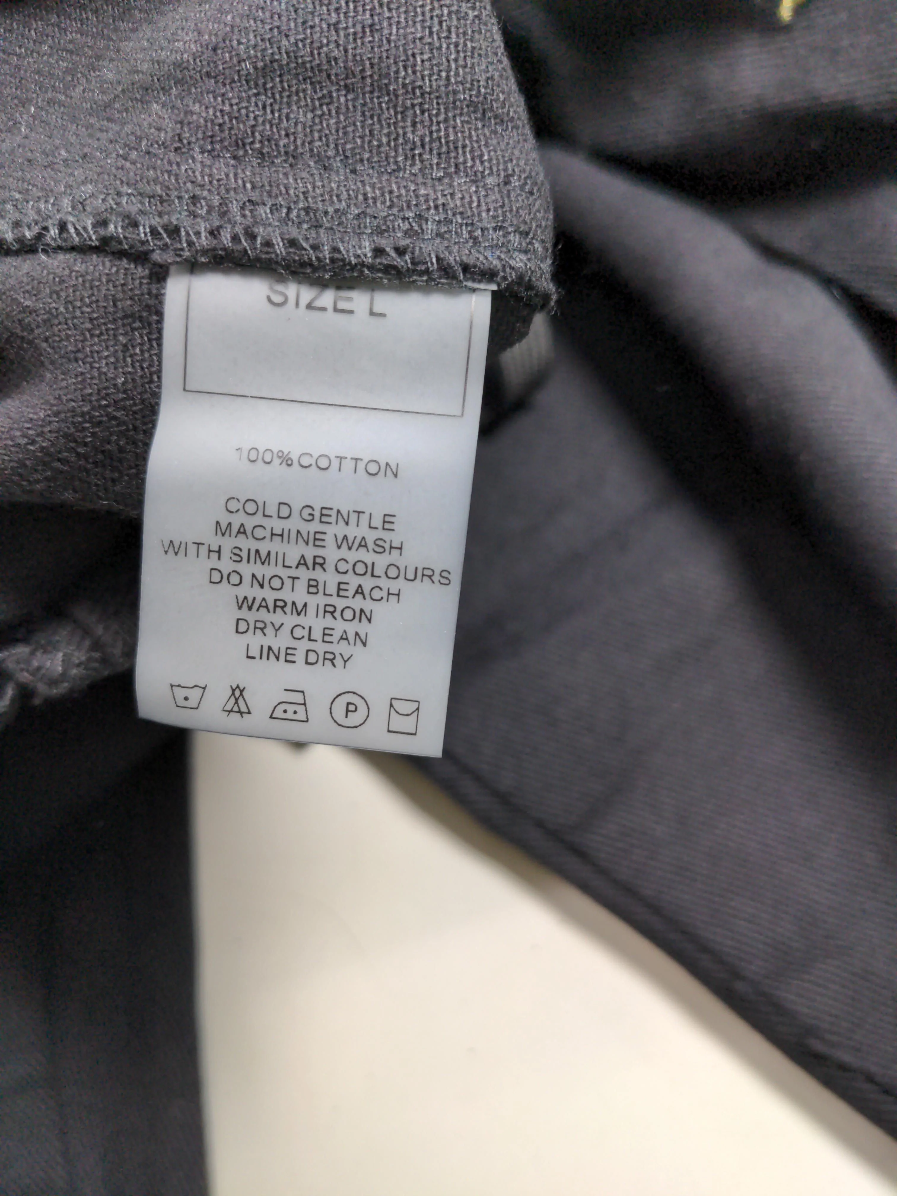 Maniere De Voir Men's Sports Bottoms L Black 100% Cotton Sweatpants - Image 6