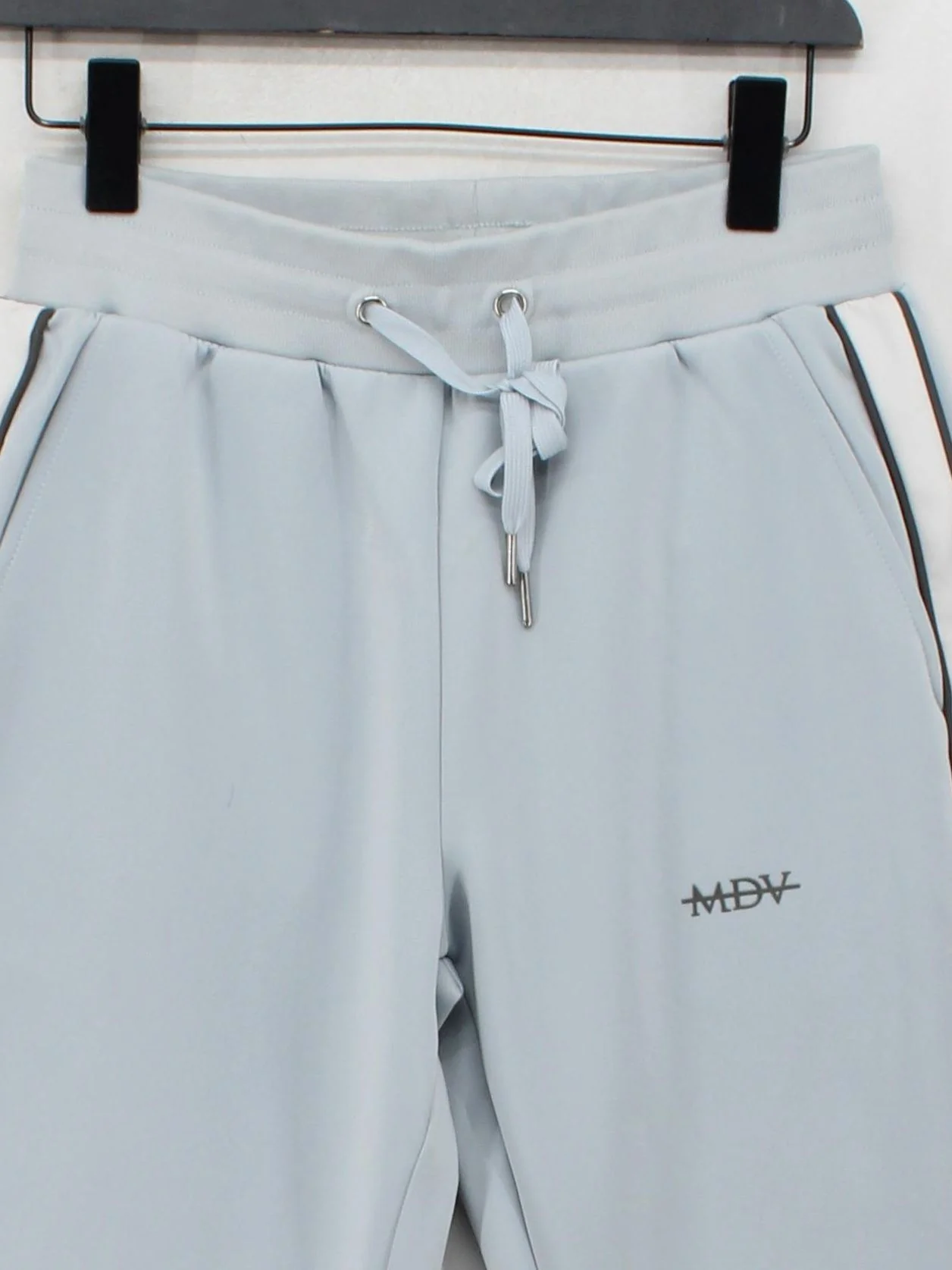 Maniere De Voir Men's Sports Bottoms M Blue Polyester with Elastane Sweatpants - Image 3