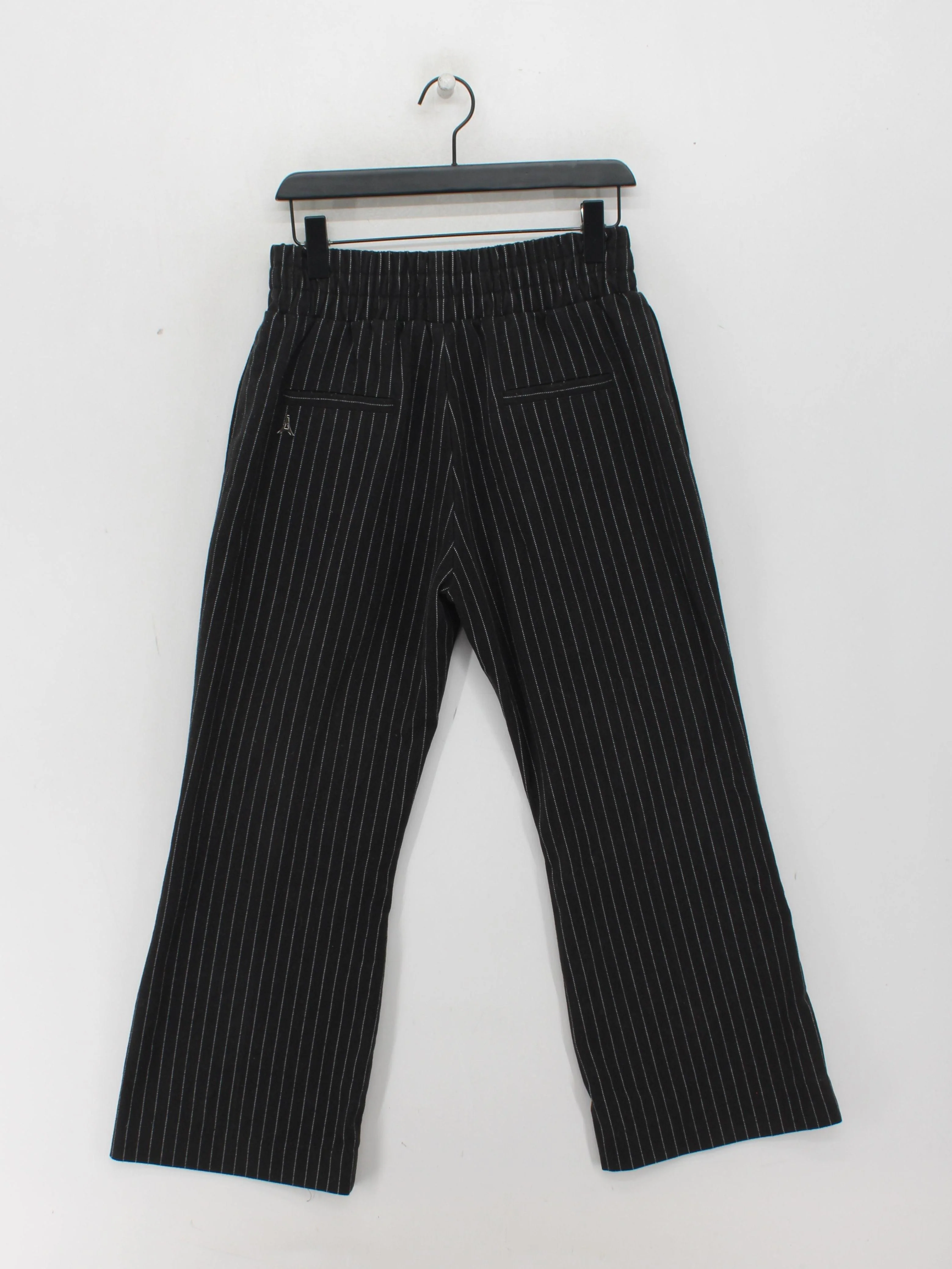 Maniere De Voir Women's Trousers UK 10 Black Polyester with Elastane Chino - Image 2