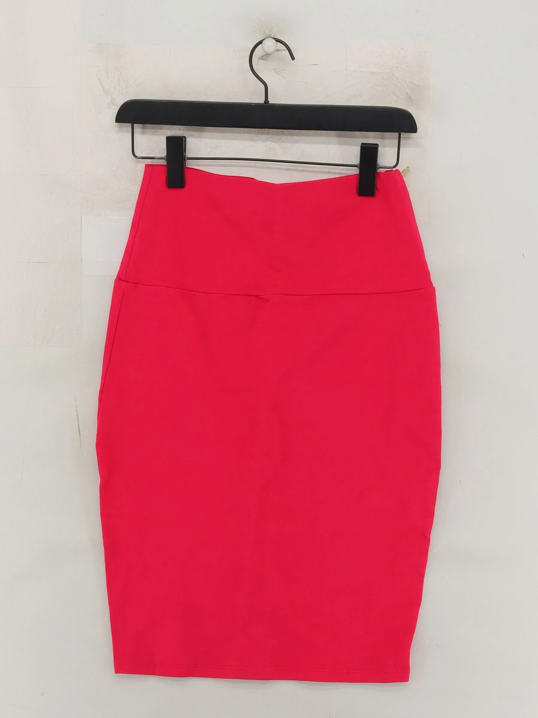 Manners London Women's Mini Skirt L Red Cotton with Spandex Short Mini - Image 2