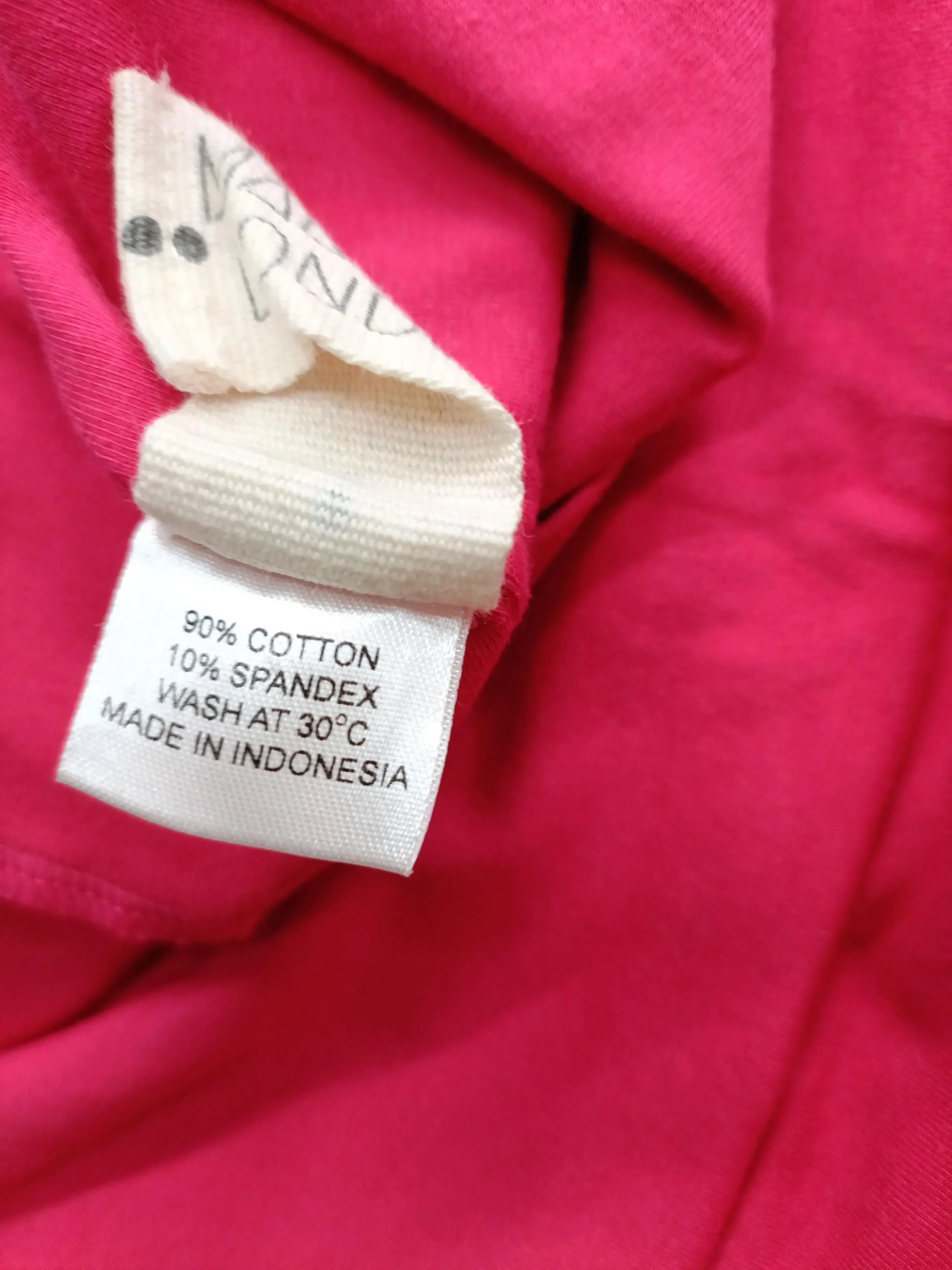 Manners London Women's Mini Skirt L Red Cotton with Spandex Short Mini - Image 6