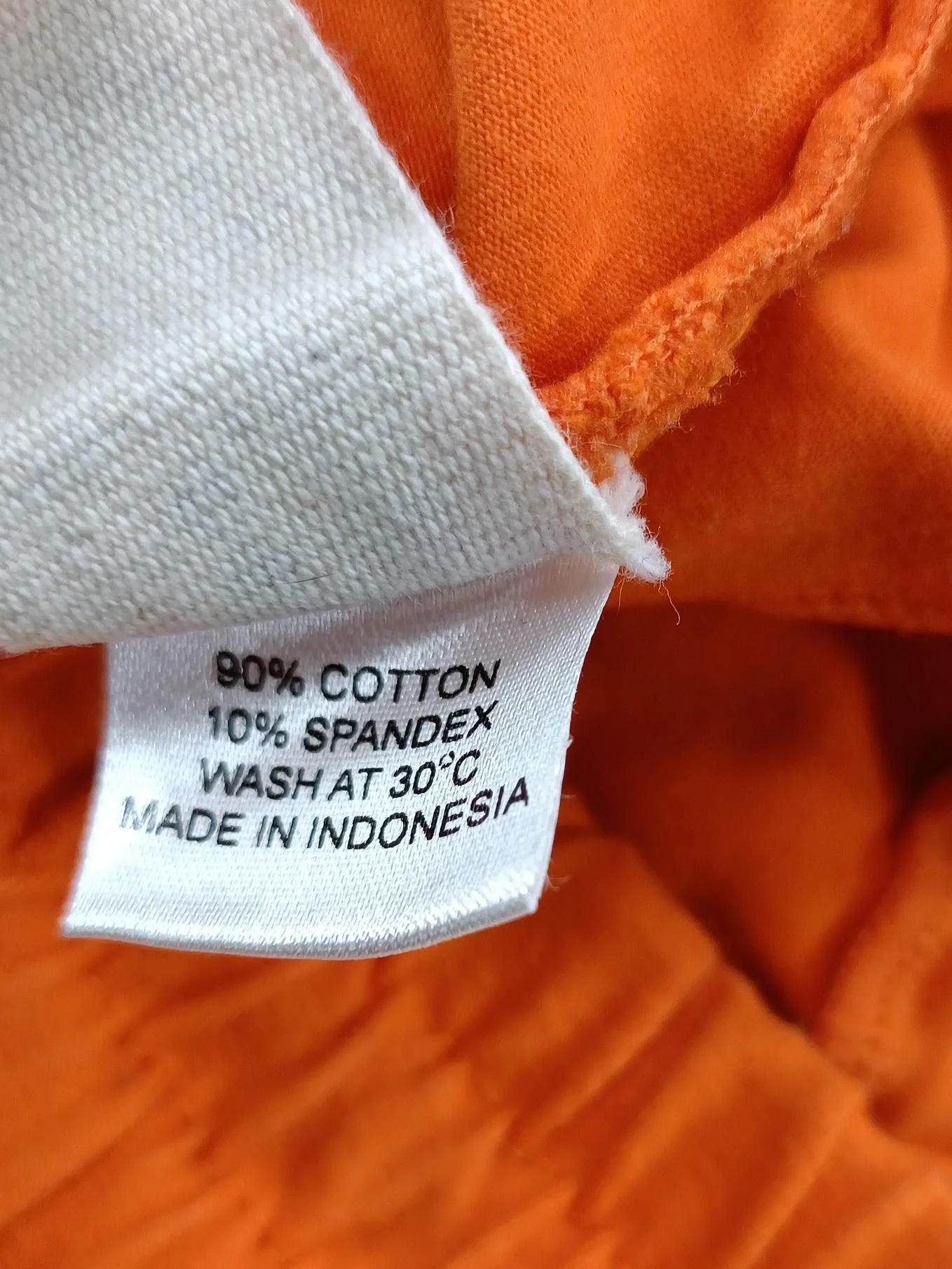 Manners London Women's Shorts L Orange Cotton with Spandex Sweat - Image 7