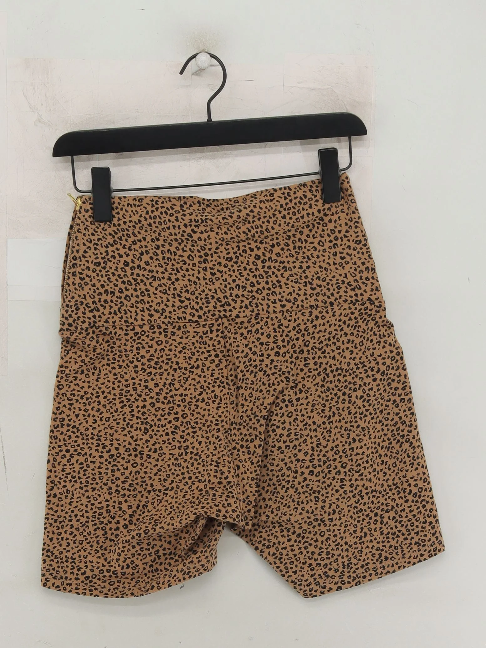 Manners London Women's Shorts M Brown Animal Print Cotton with Spandex Sweat - Image 2