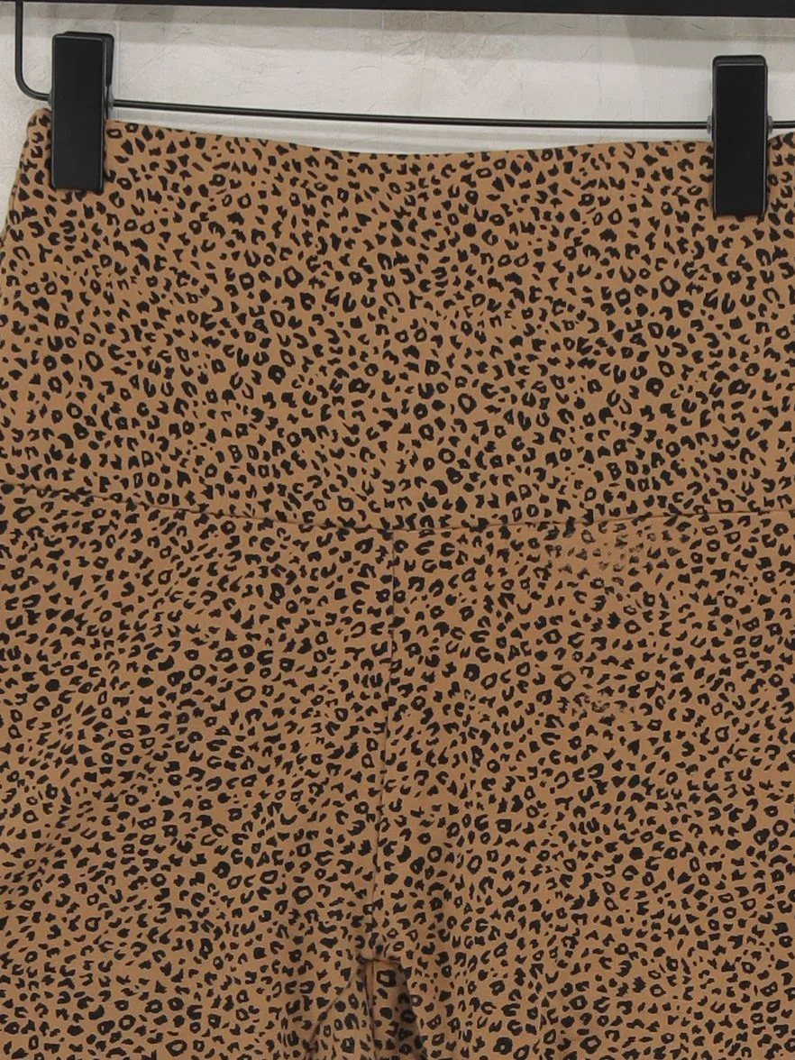 Manners London Women's Shorts M Brown Animal Print Cotton with Spandex Sweat - Image 3