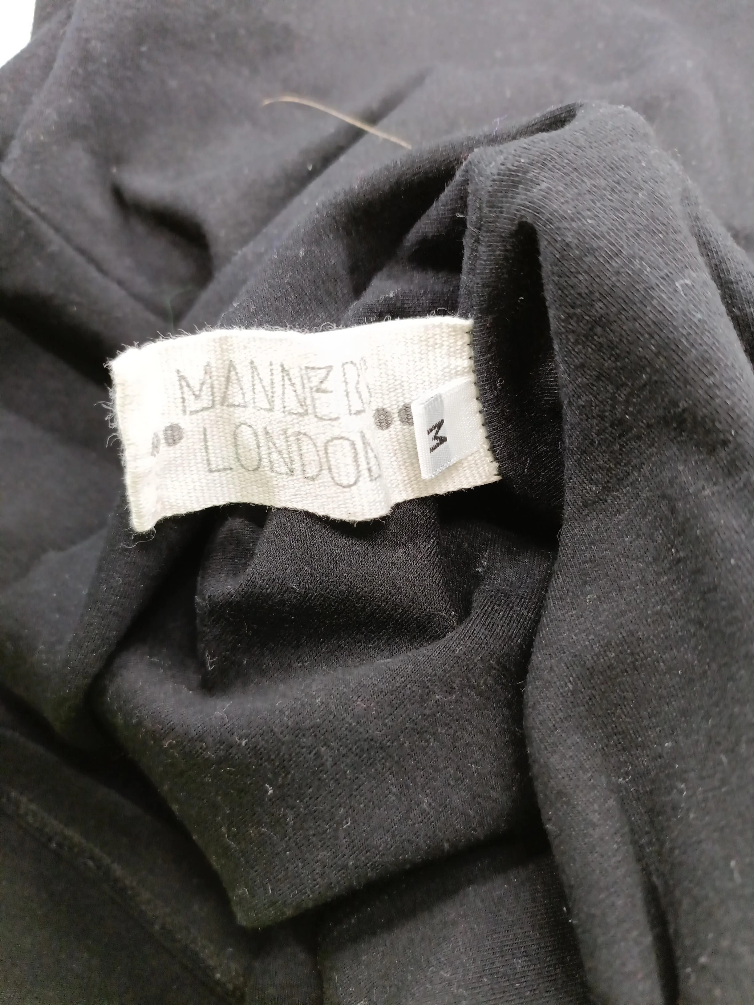 Manners London Women's Sports Bottoms M Black Cotton with Spandex Sweatpants - Image 5